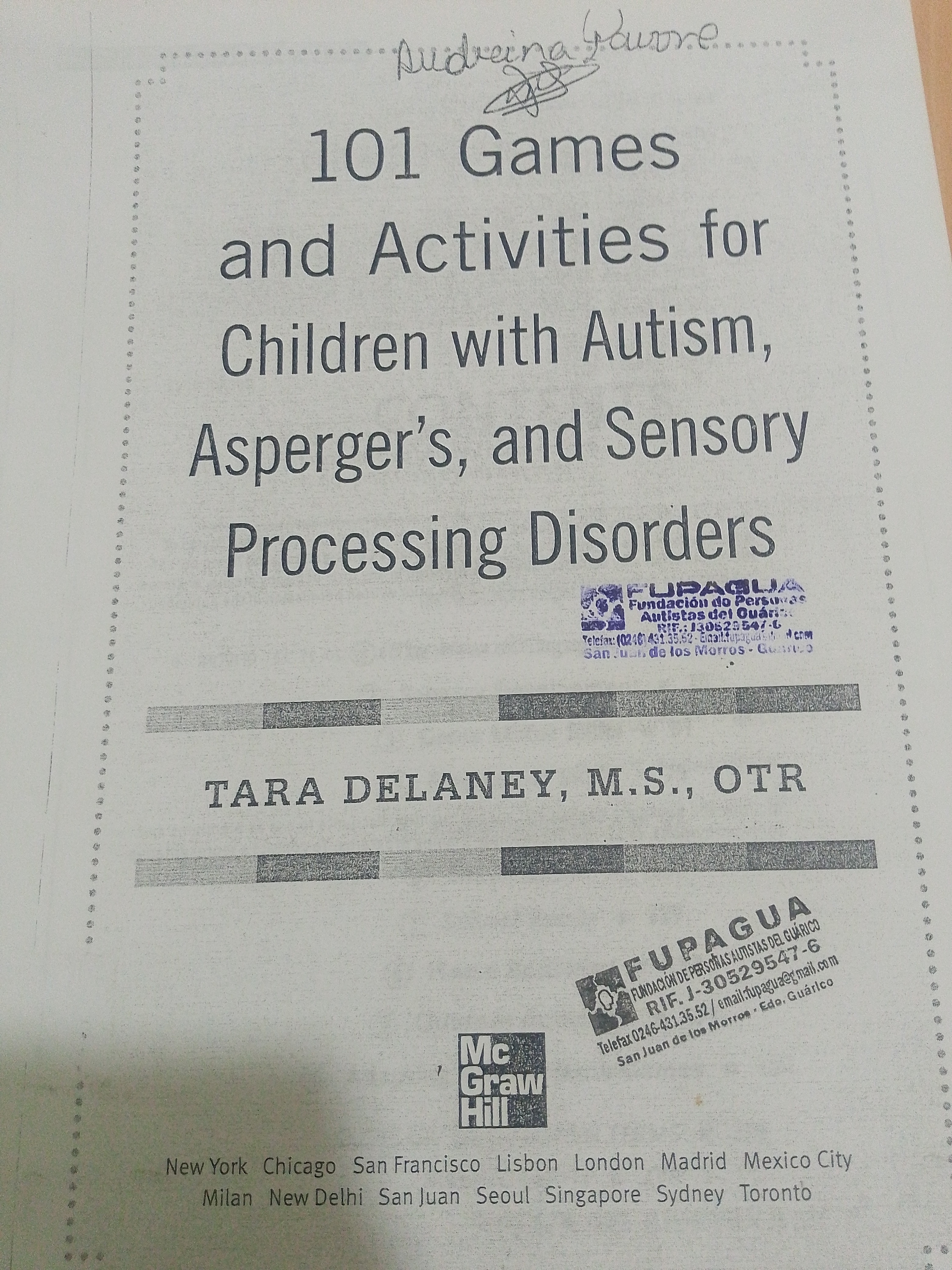 Portada de 101 Games and activities for children with autism, asperger's and sensory processing disorders