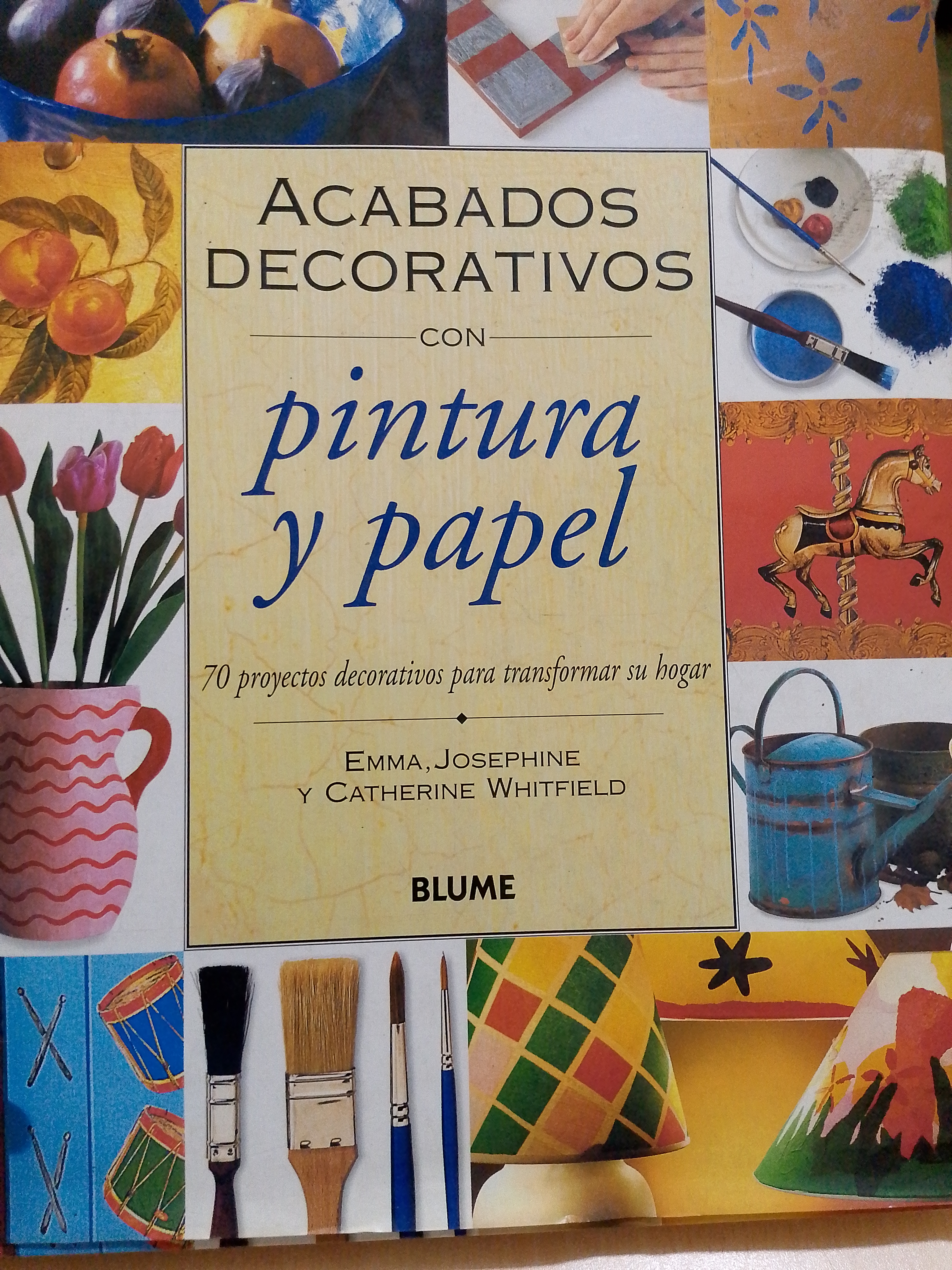Portada de Acabados decorativos con pintura y papel