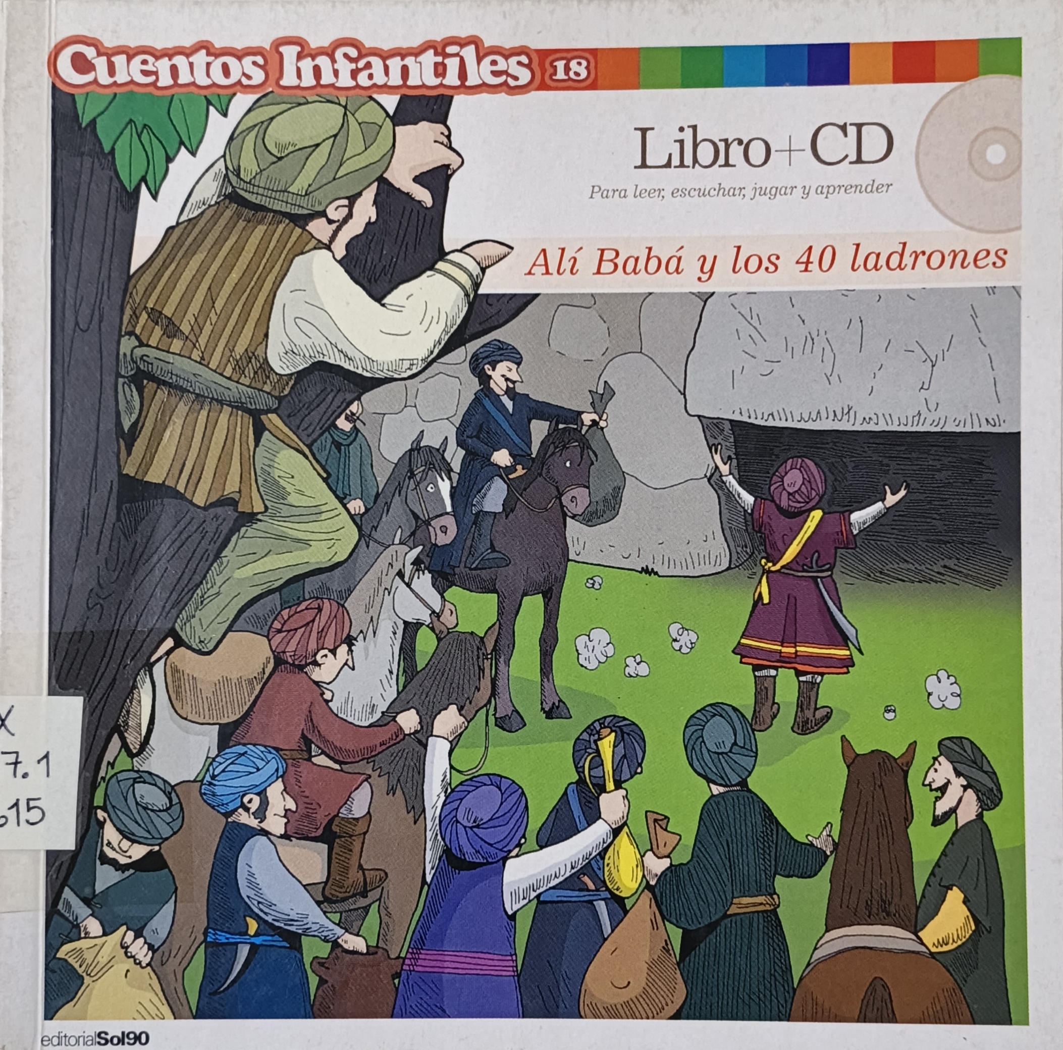 Portada de Alí Baba y los 40 ladrones