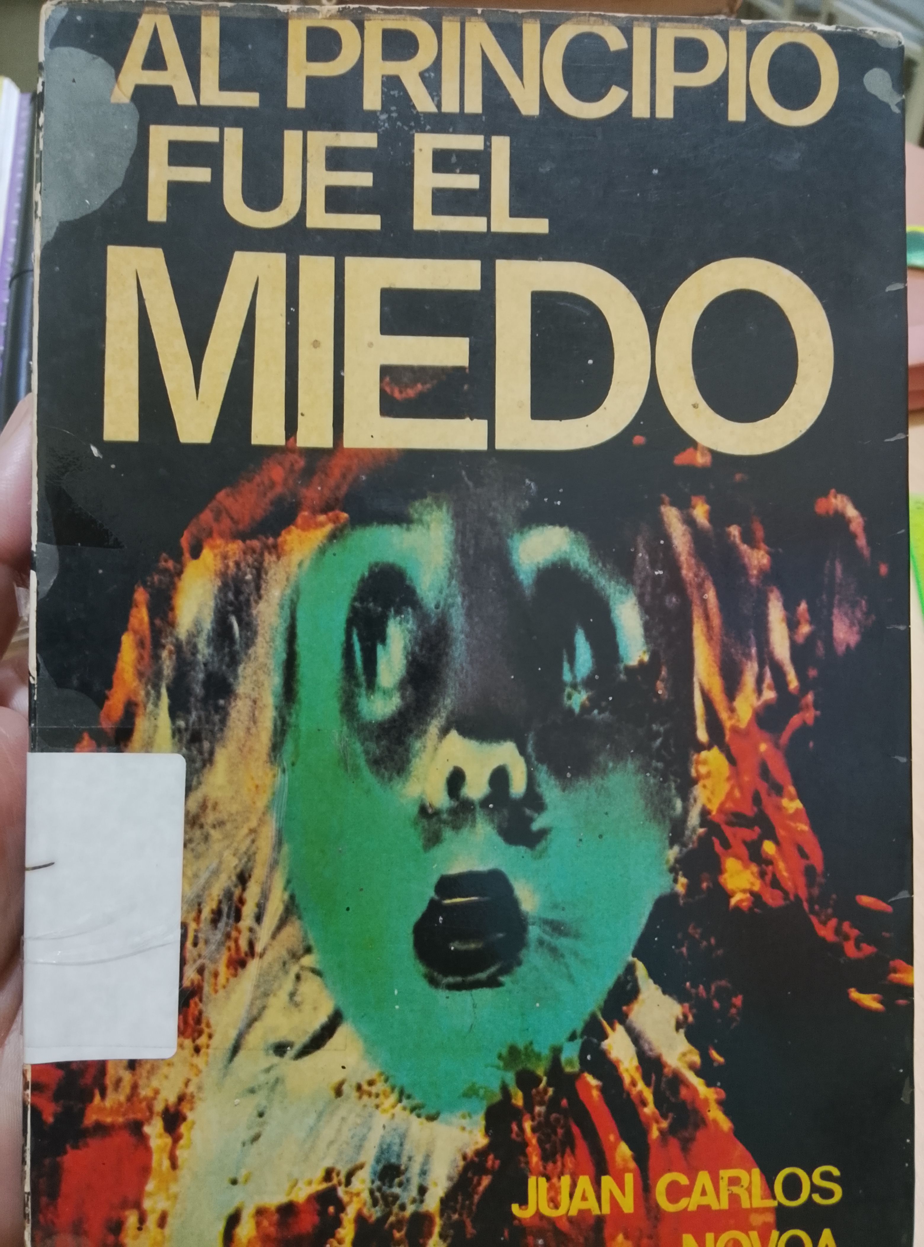 Portada de Al principio fue el miedo