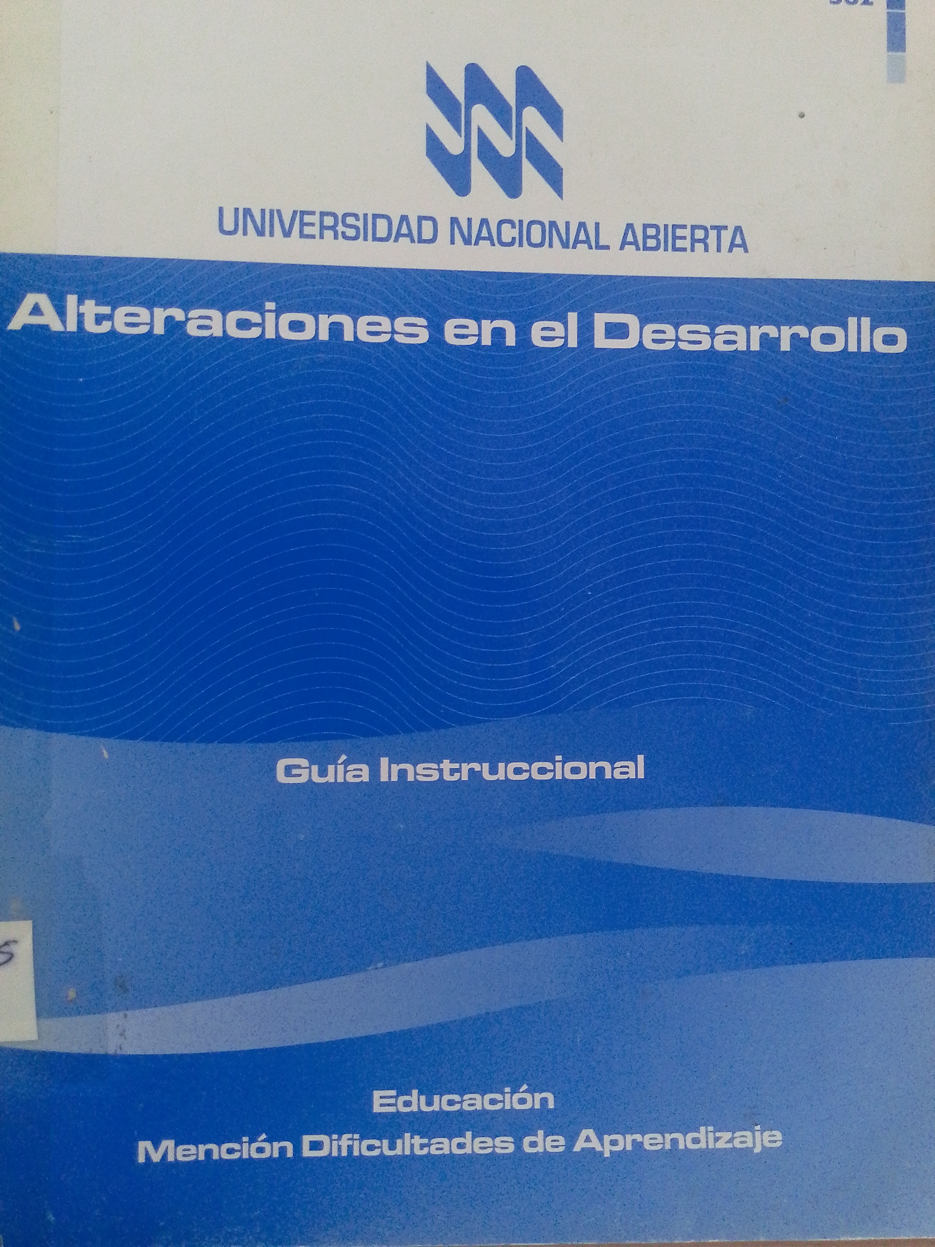Portada de Alteraciones en el desarrollo. Guía instruccional