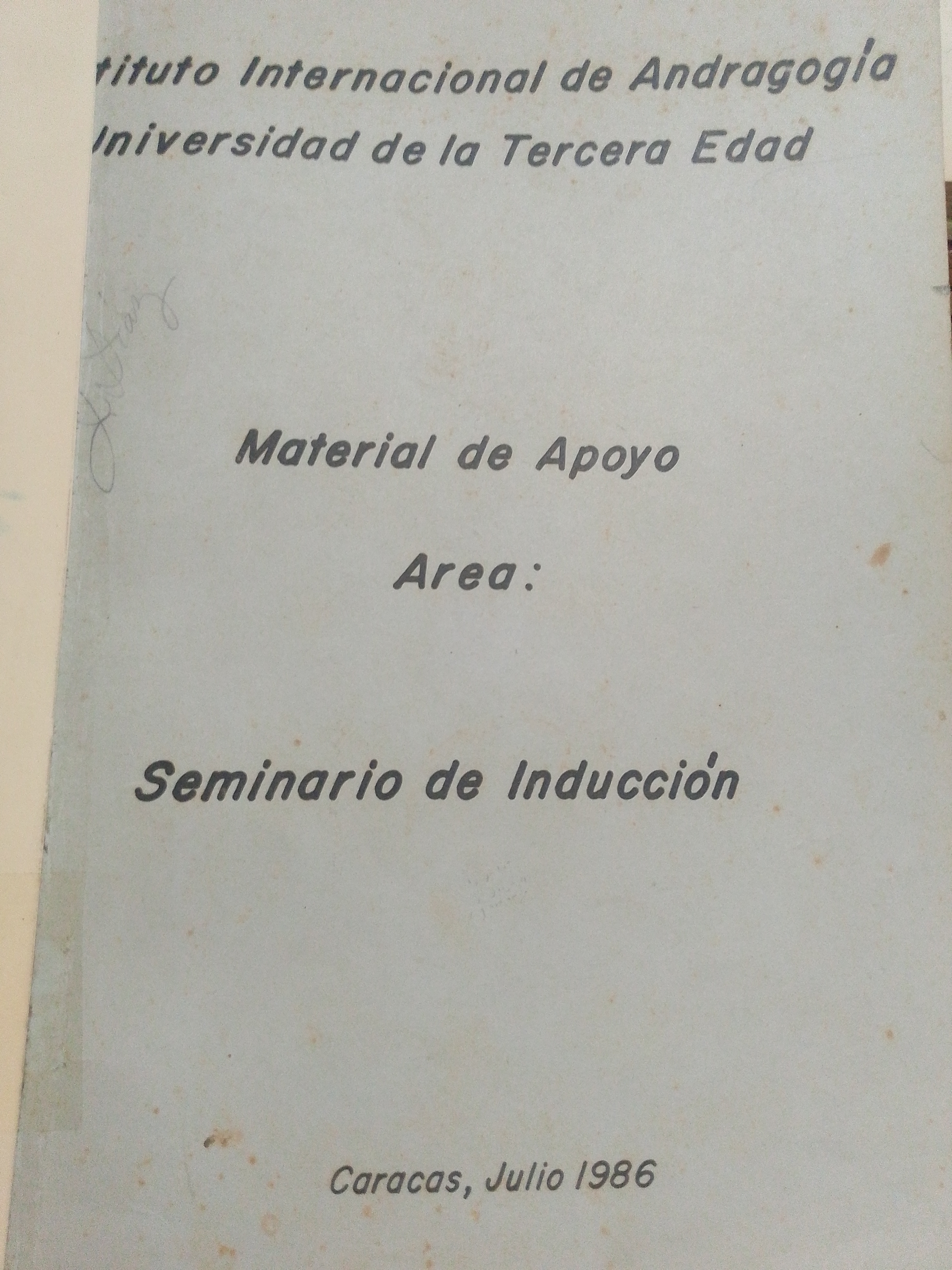 Portada de Andragogía y docencia universitaria