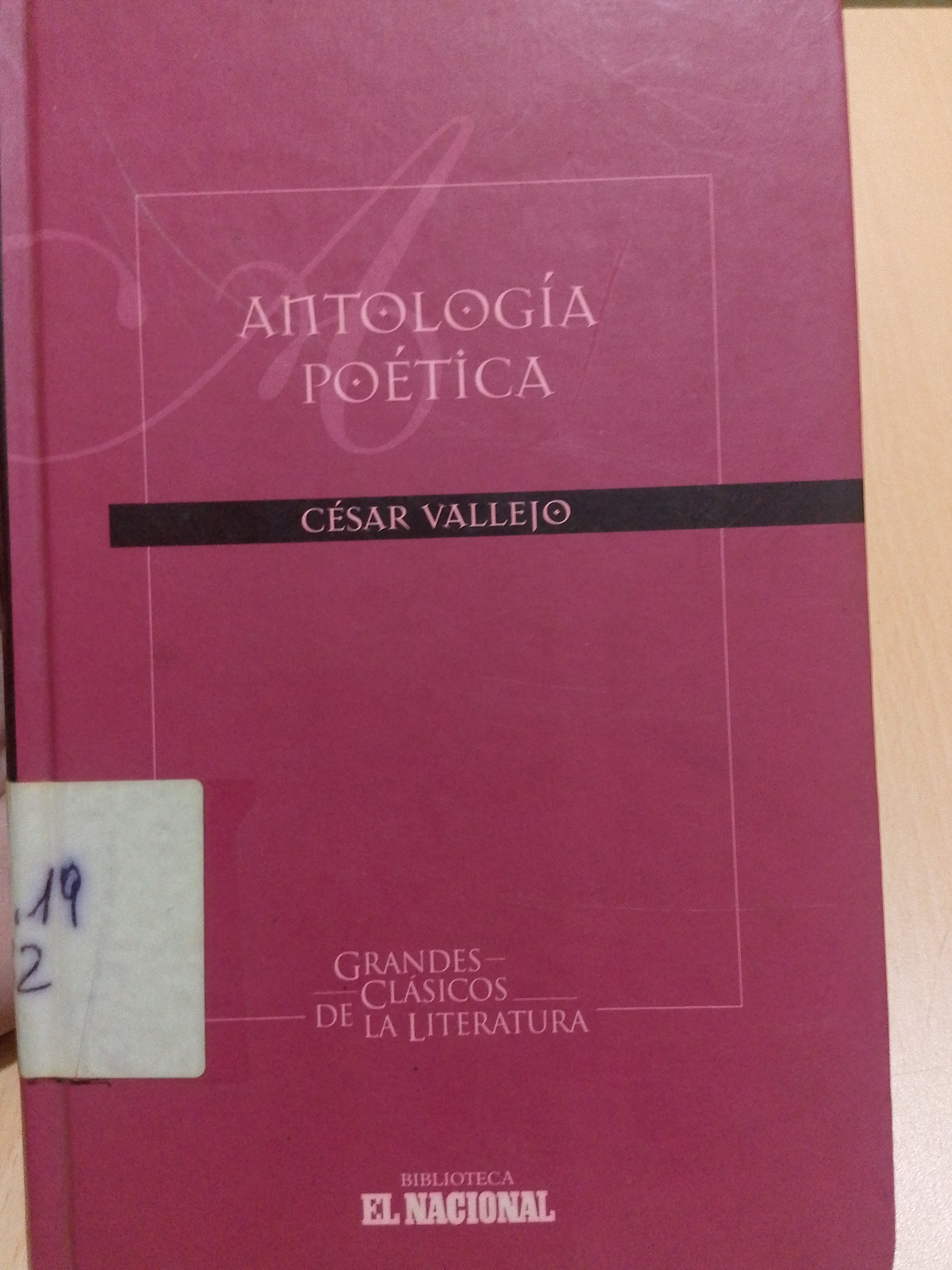 Portada de Antología poética. Grandes Clásicos de la literatura