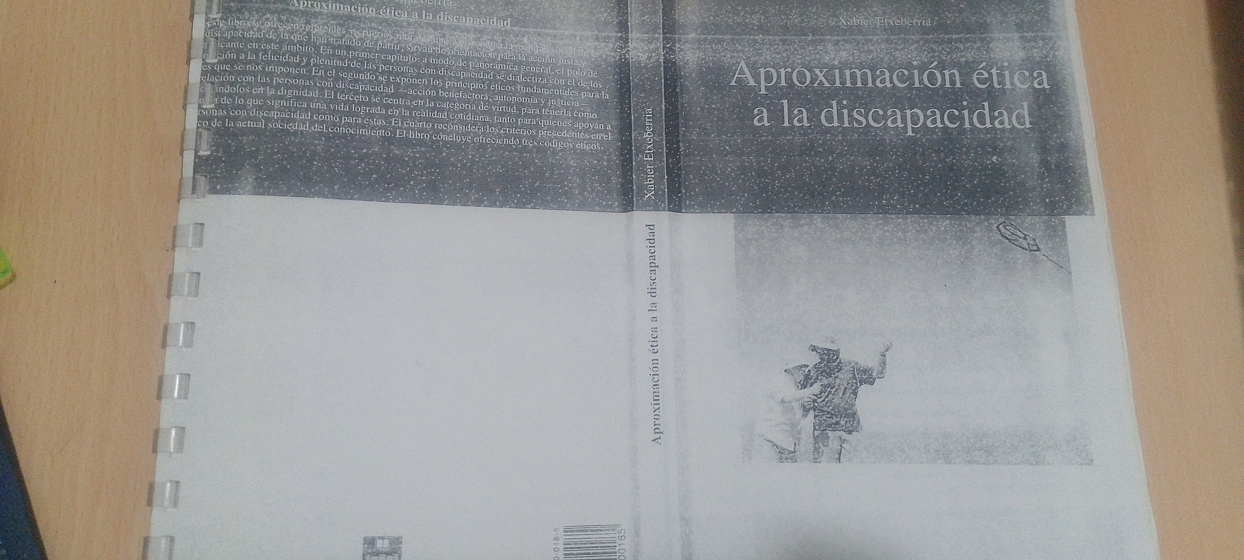 Portada de Aproximación ética a la discapacidad