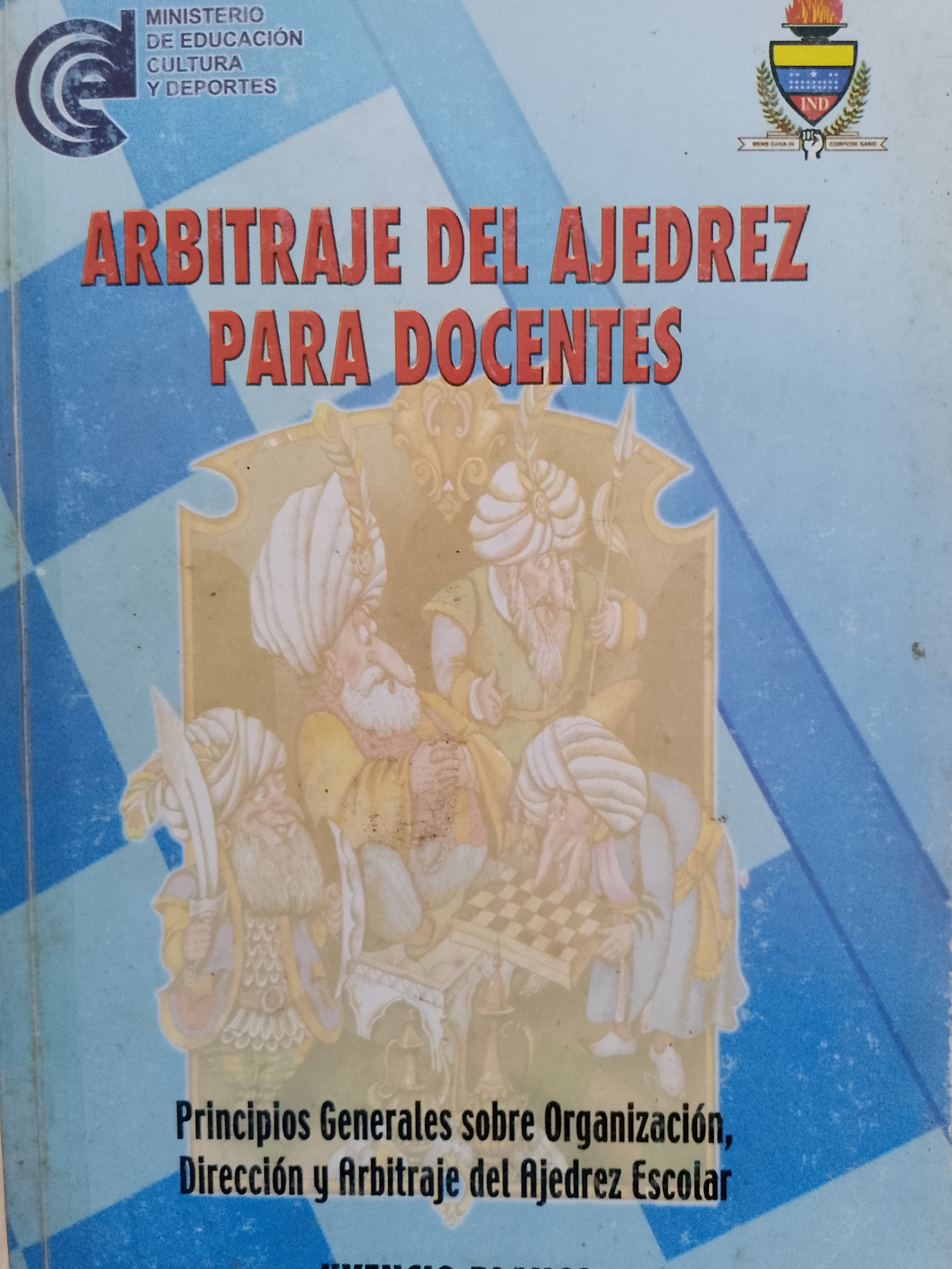 Portada de Arbitraje del ajedrez para docentes