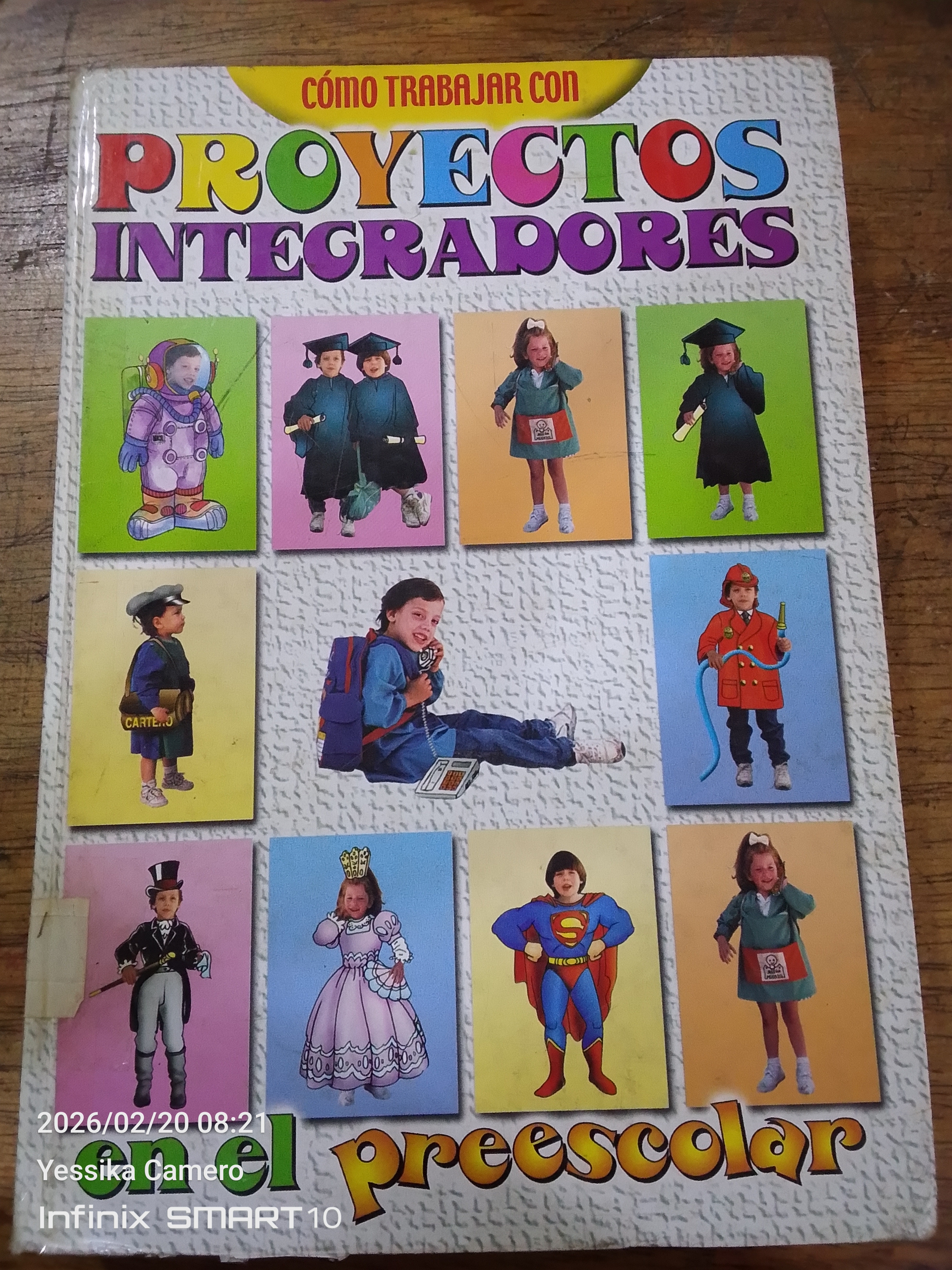Portada de Cómo Trabajar con Proyectos Integradores en el Preescolar 