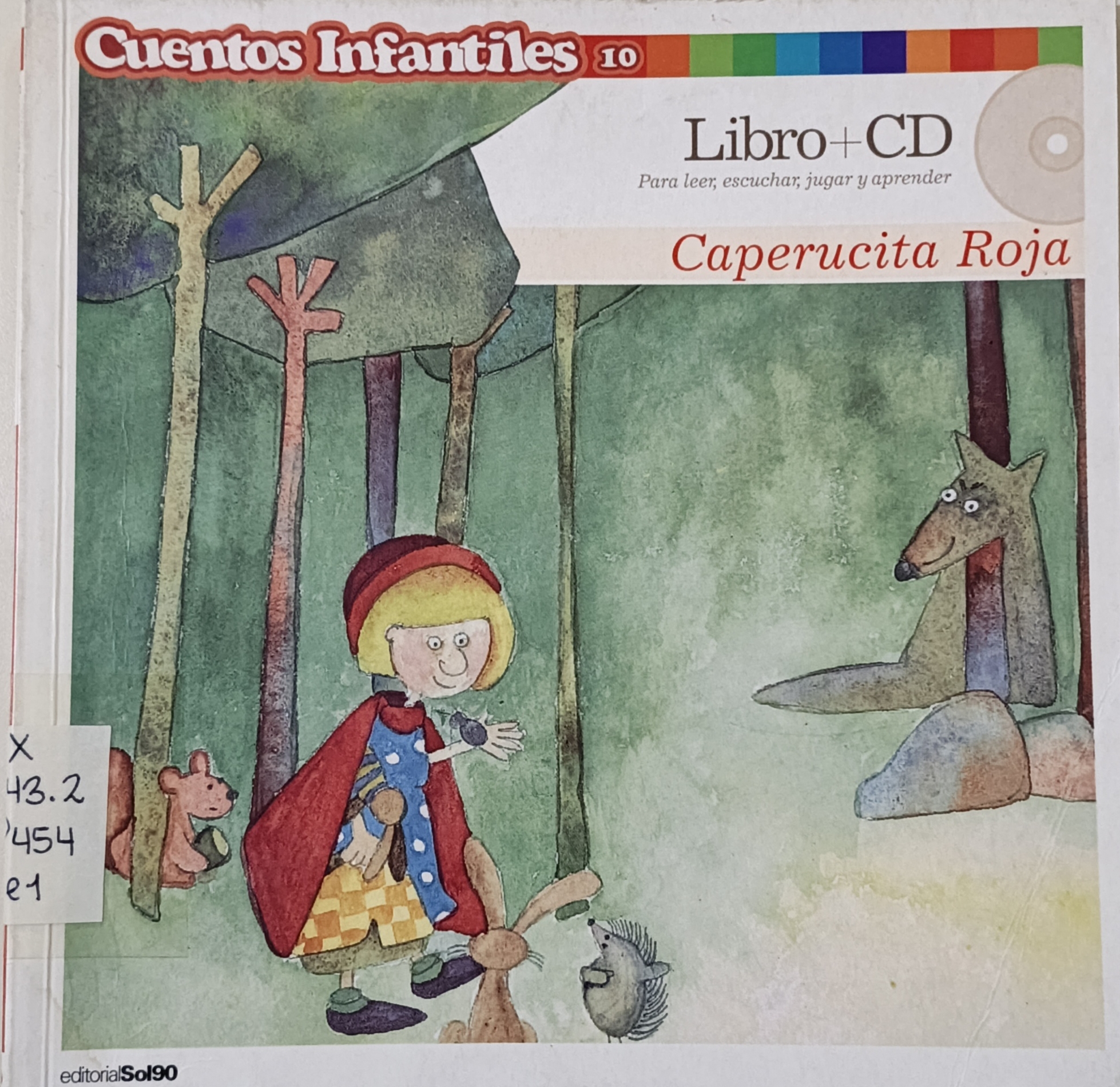 Portada de Caperucita Roja. Cuentos Infantiles