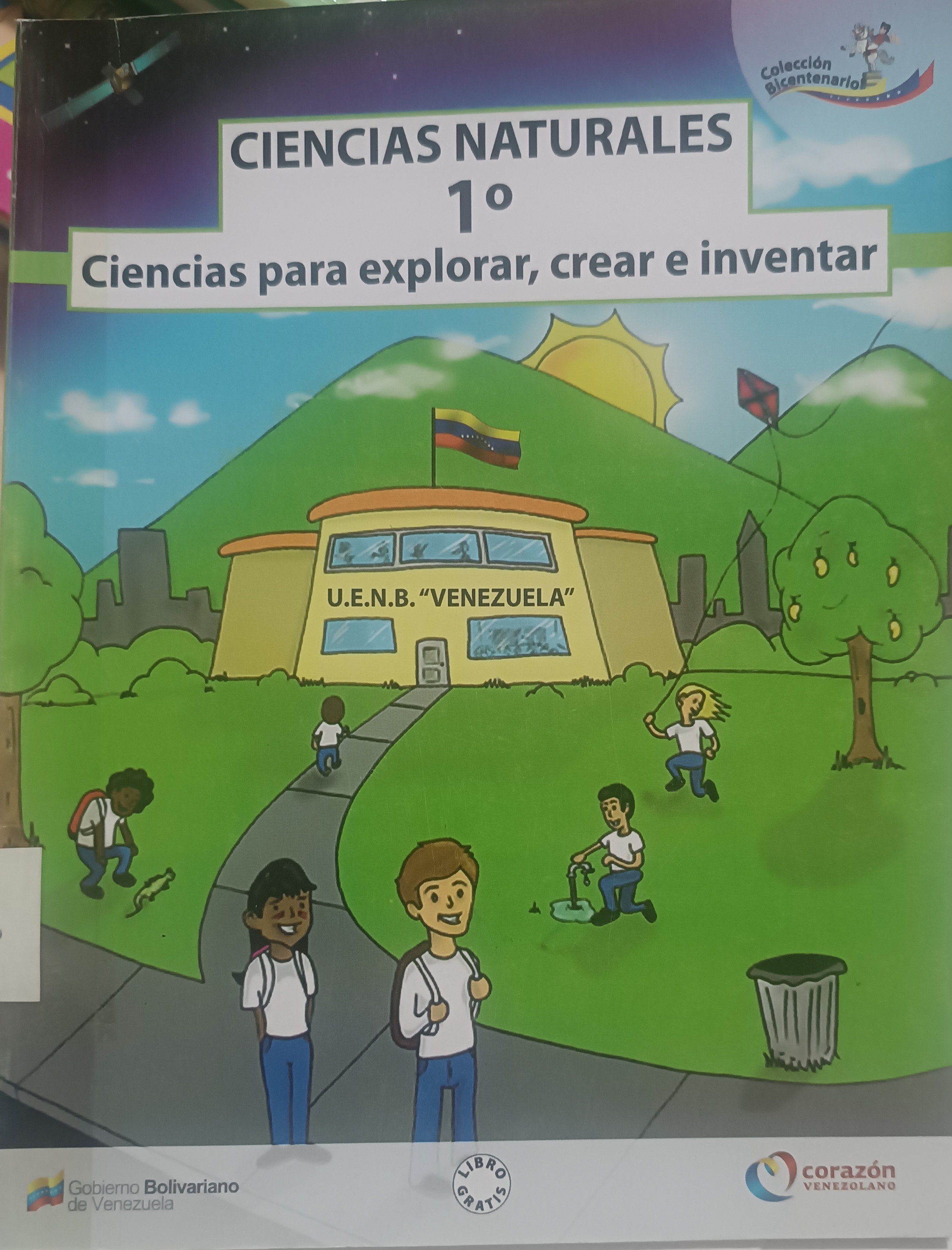 Portada de Ciencias Naturales 1º Ciencias para explorar, crear e inventar  