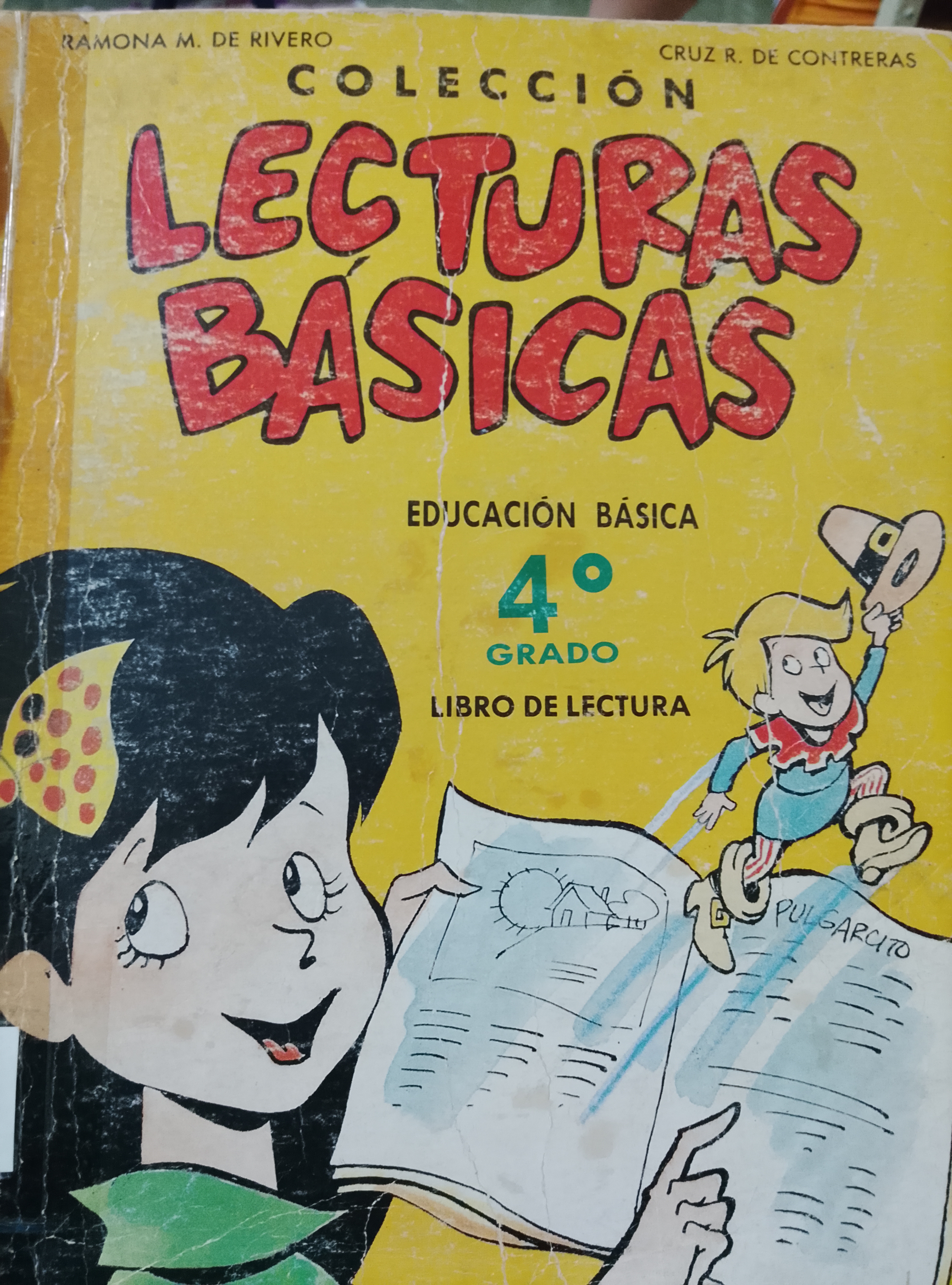 Portada de Colección Lecturas Básicas educación básica 4° grado libro de lectura 