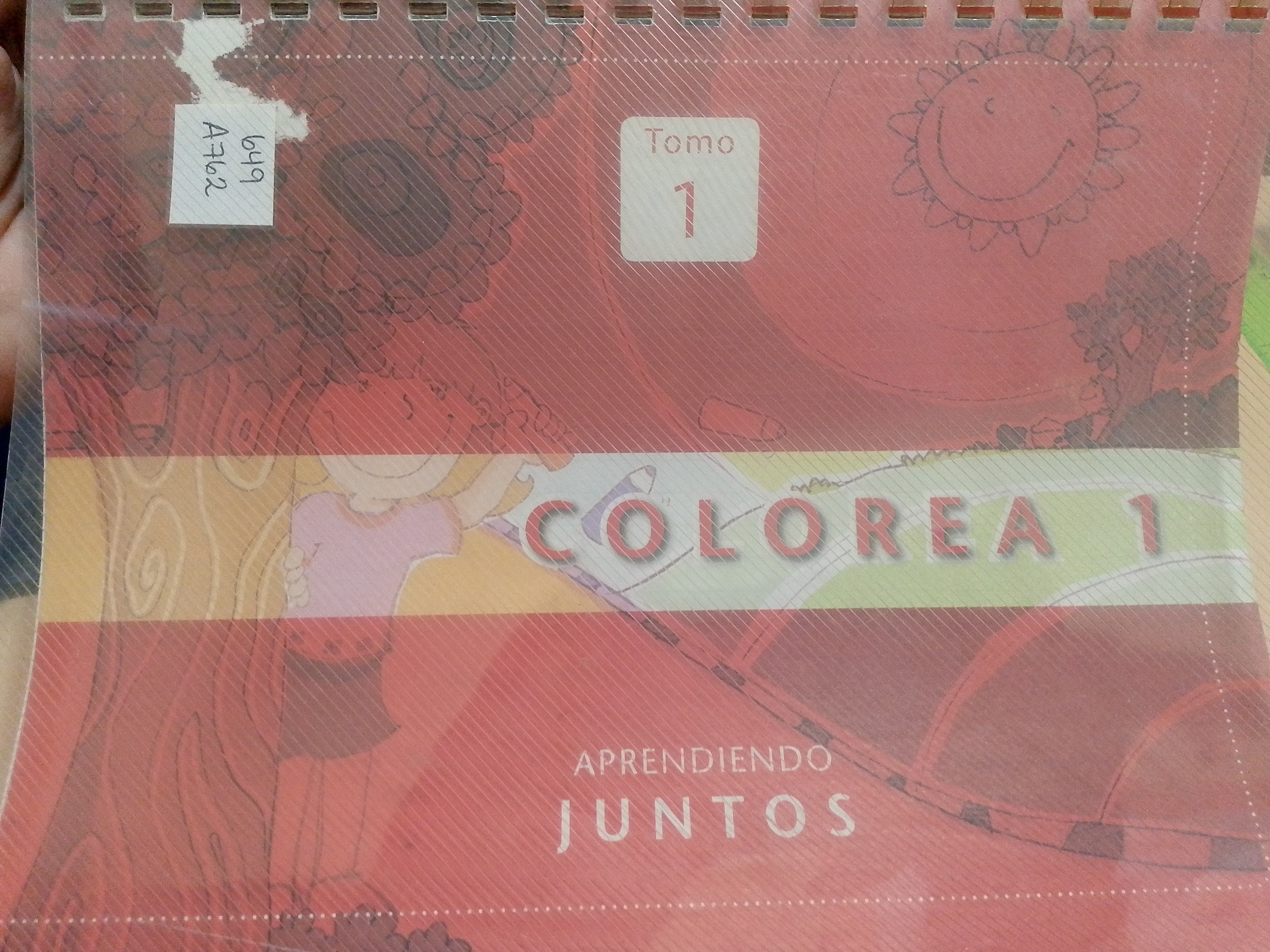 Portada de Colorea 1  Aprendiendo Juntos. 12 tomos