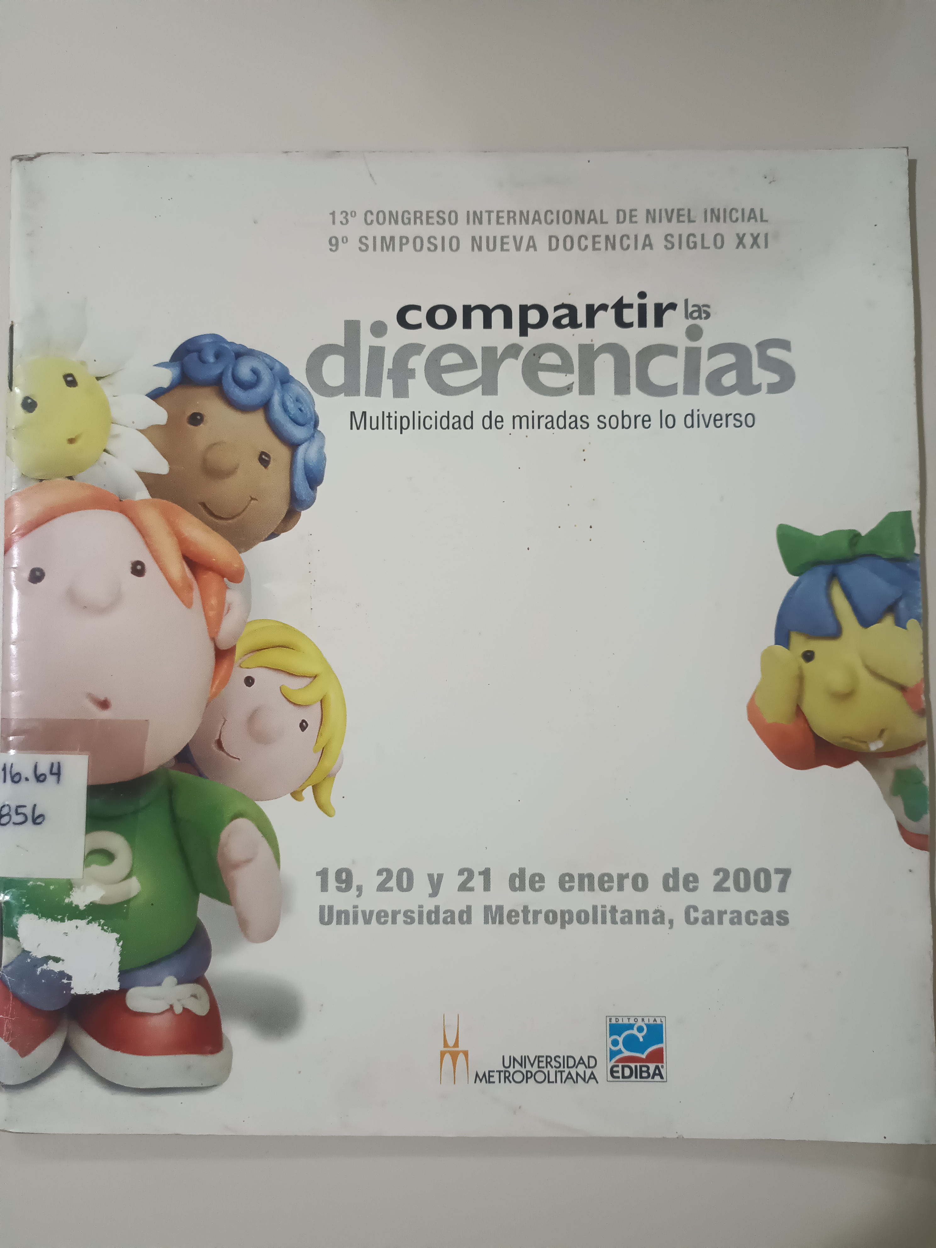 Portada de Compartir las diferencias. Multiplicidad de miradas sobre lo diverso