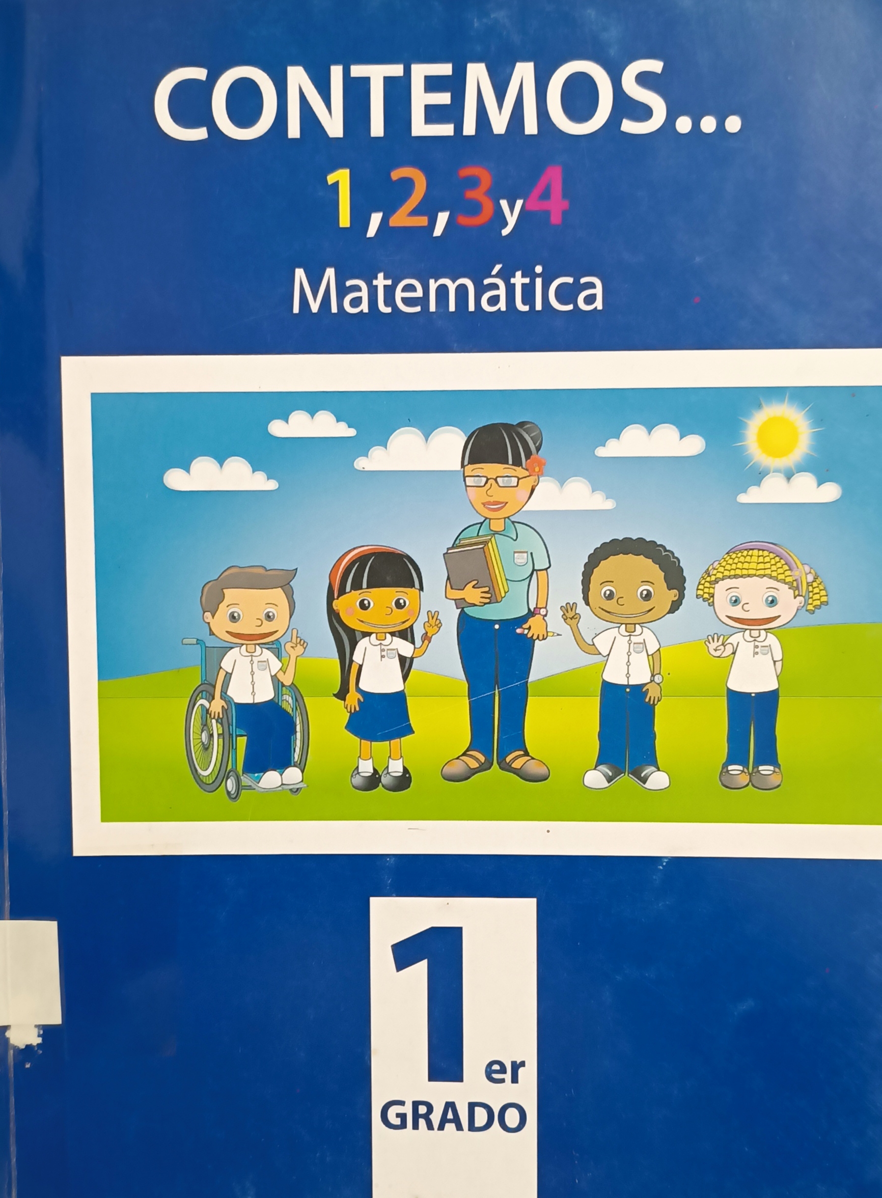 Portada de Contemos... 1,2,3 Matemáticas 1 grado