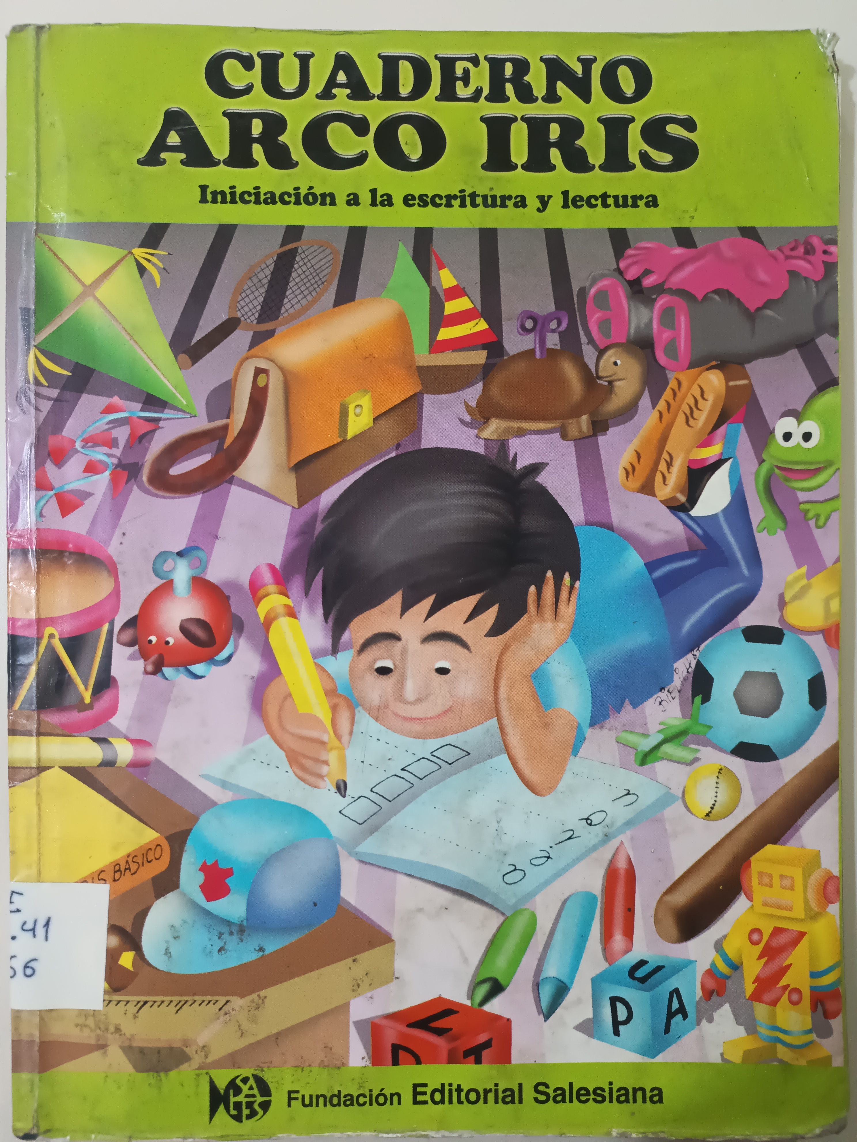 Portada de Cuaderno Arco Iris. Iniciación a la escritura y lectura
