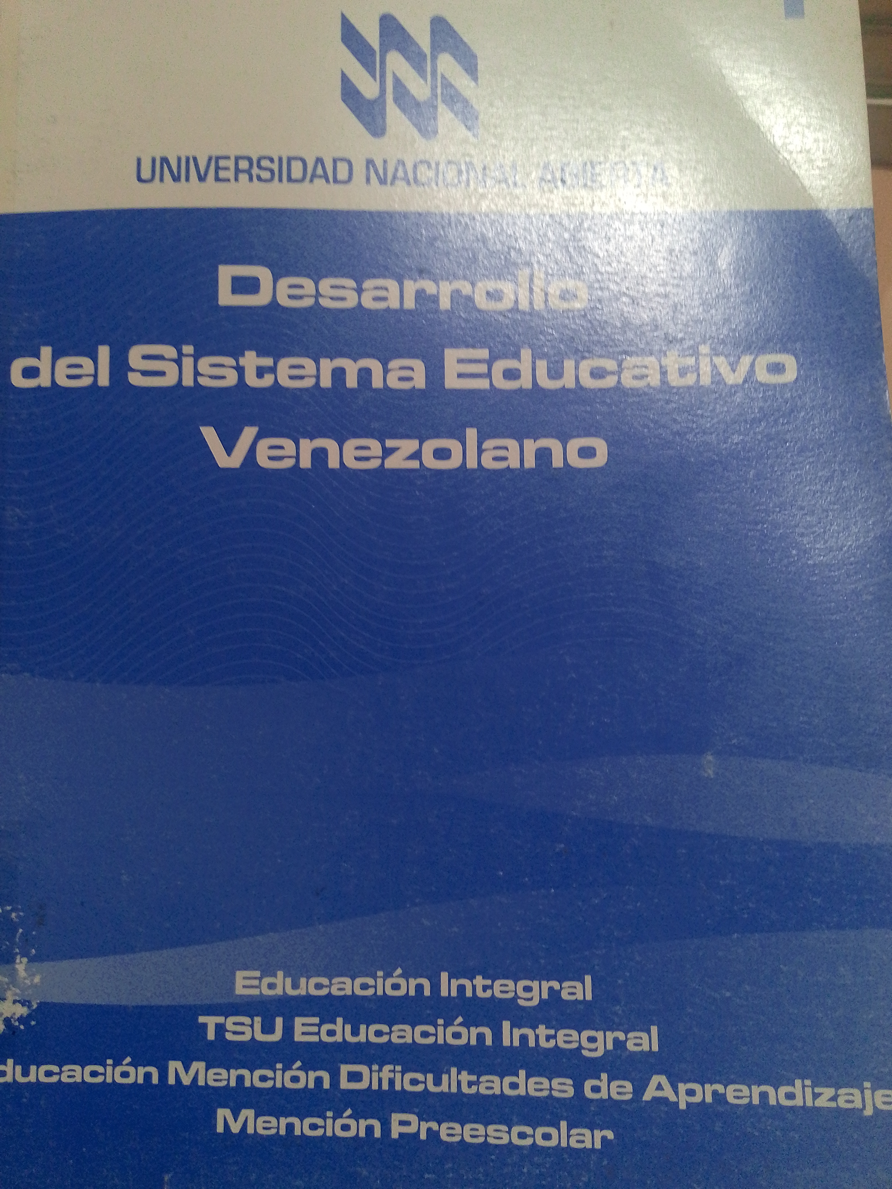 Portada de Desarrollo del sistema educativo venezolano