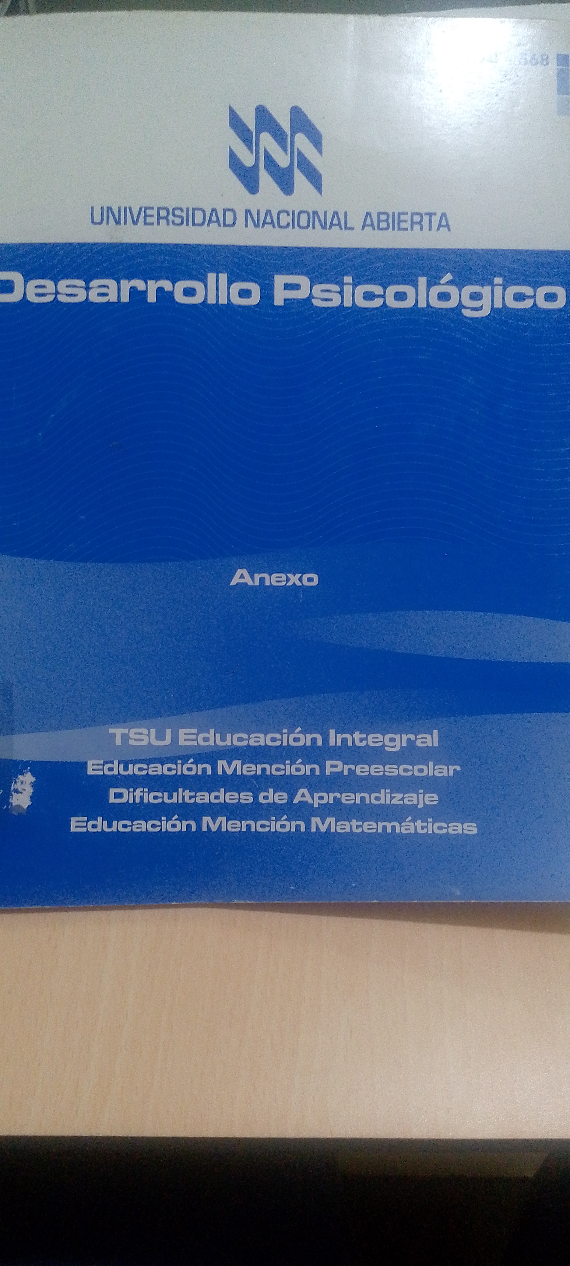 Portada de Desarrollo psicológico. Anexo