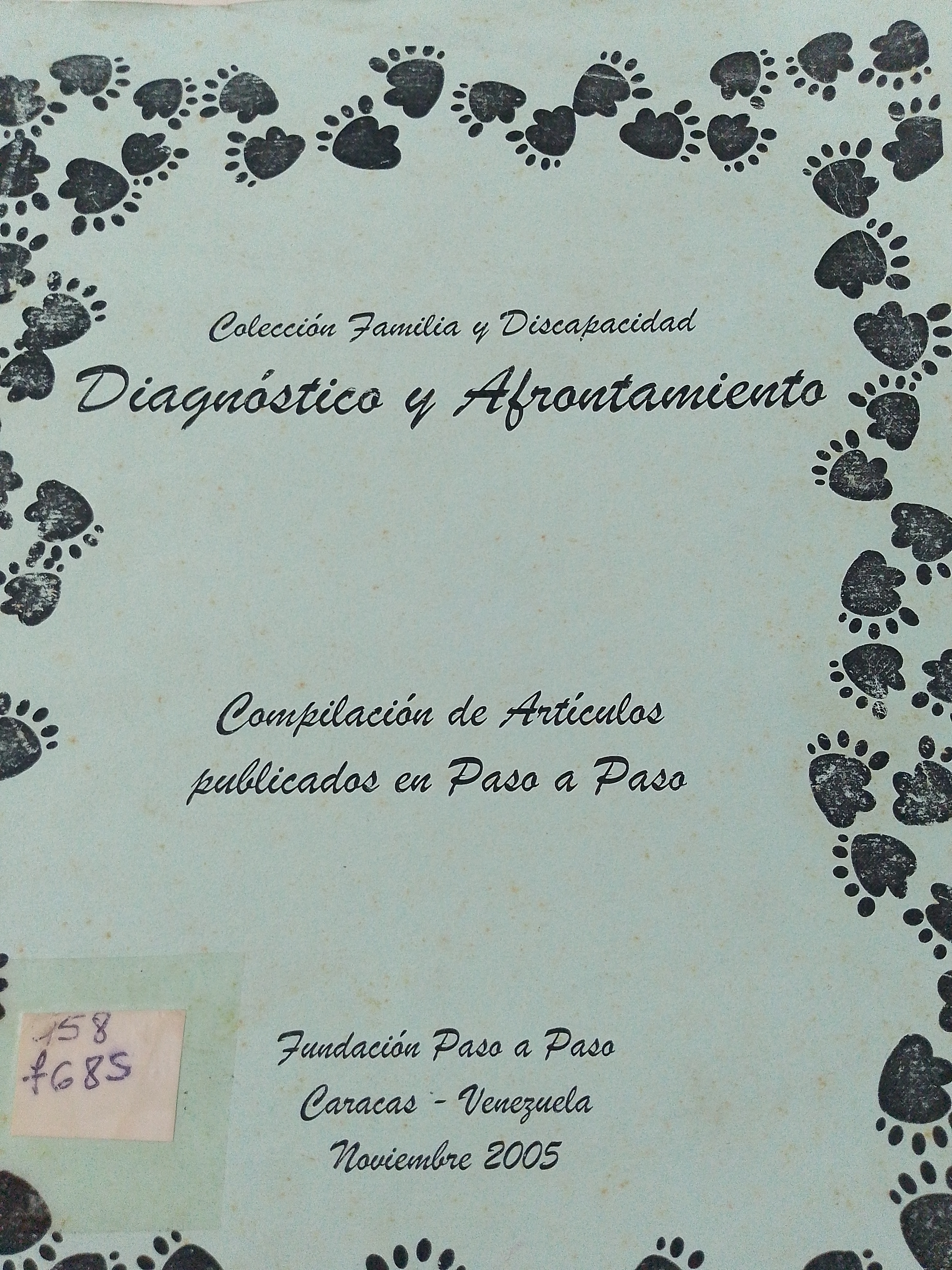 Portada de Diagnóstico y afrontamiento. Compilación de artículos publicados en paso a paso