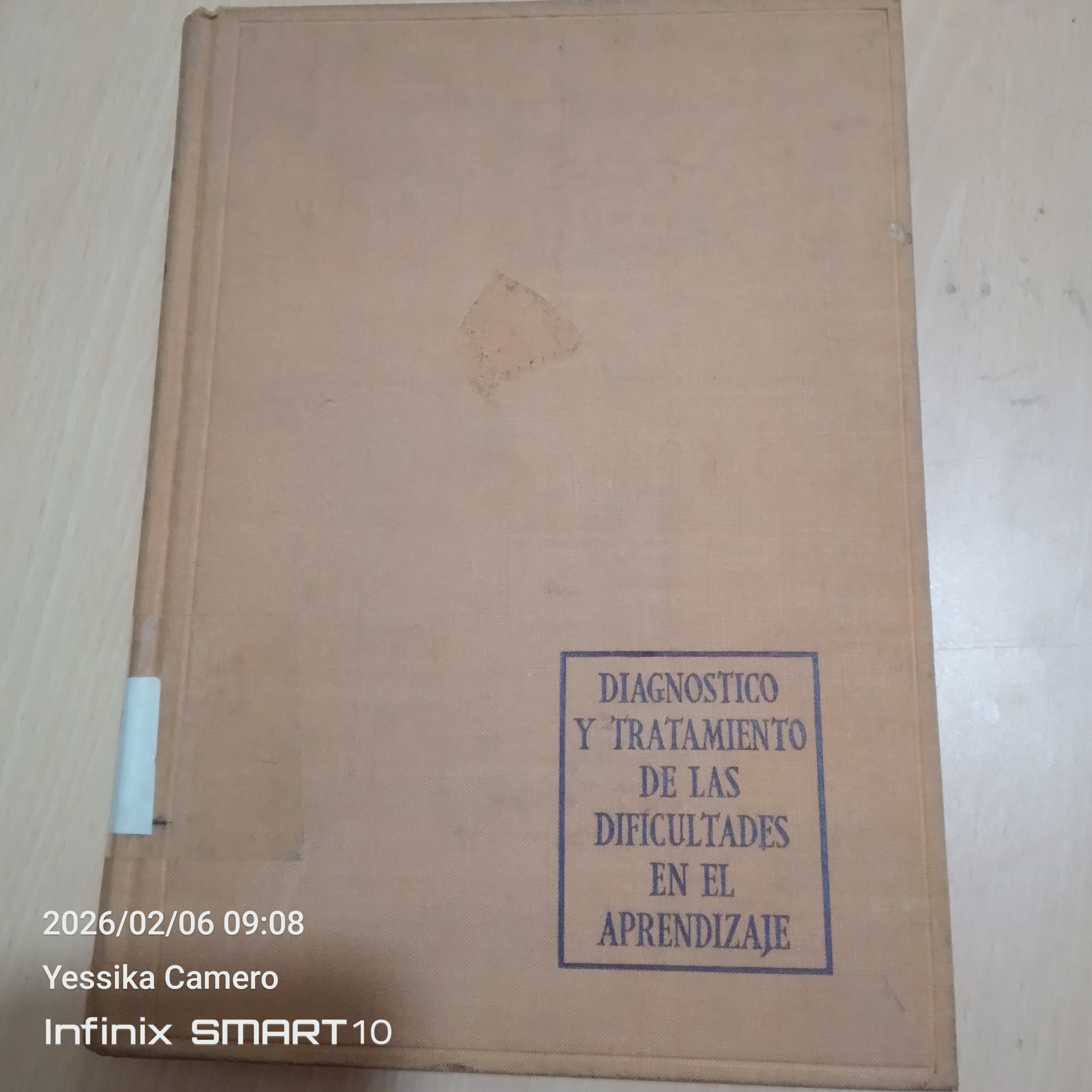 Portada de Diagnostico y tratamiento de las dificultades en el aprendizaje