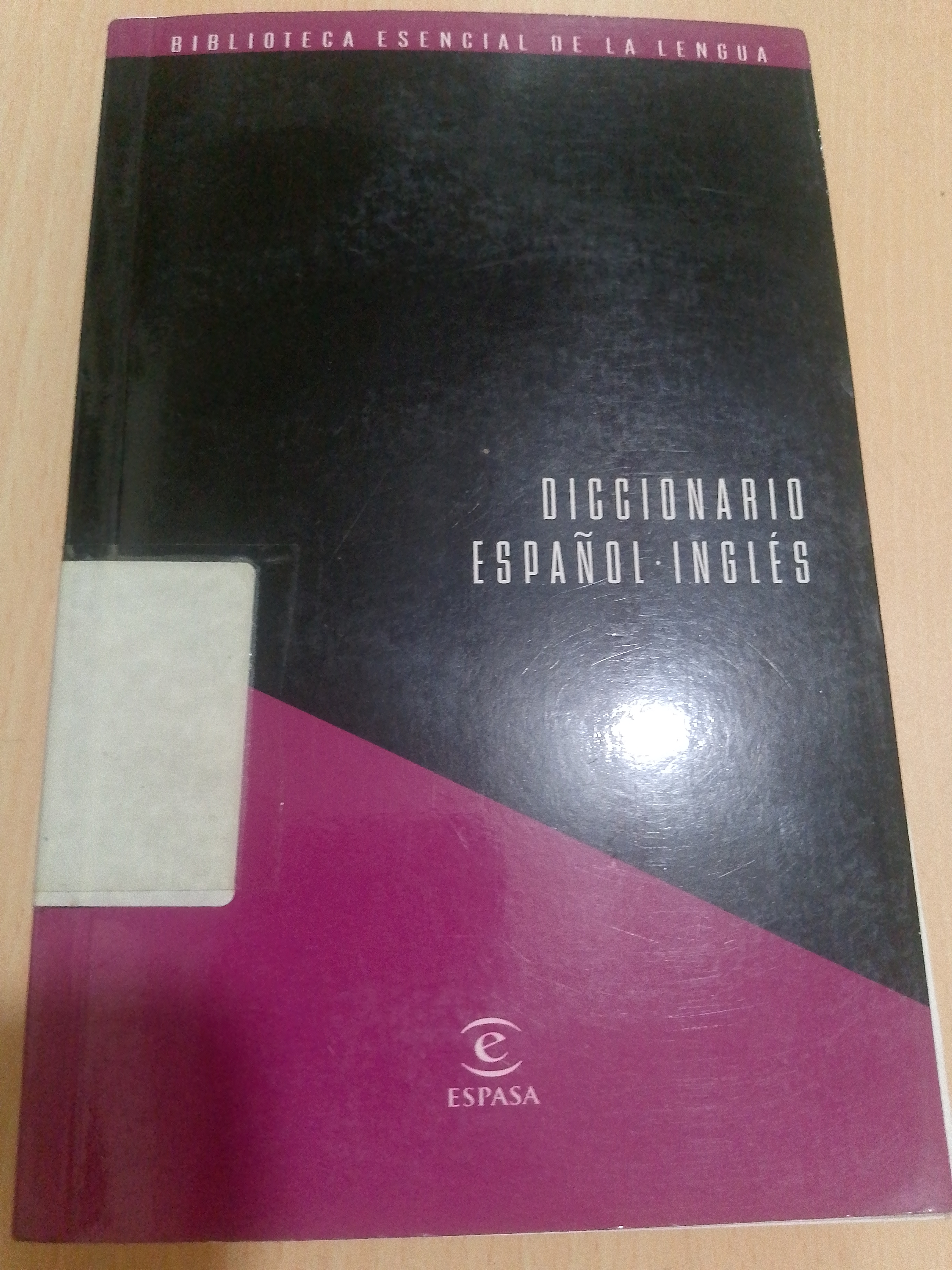 Portada de Diccionario Español - Inglés