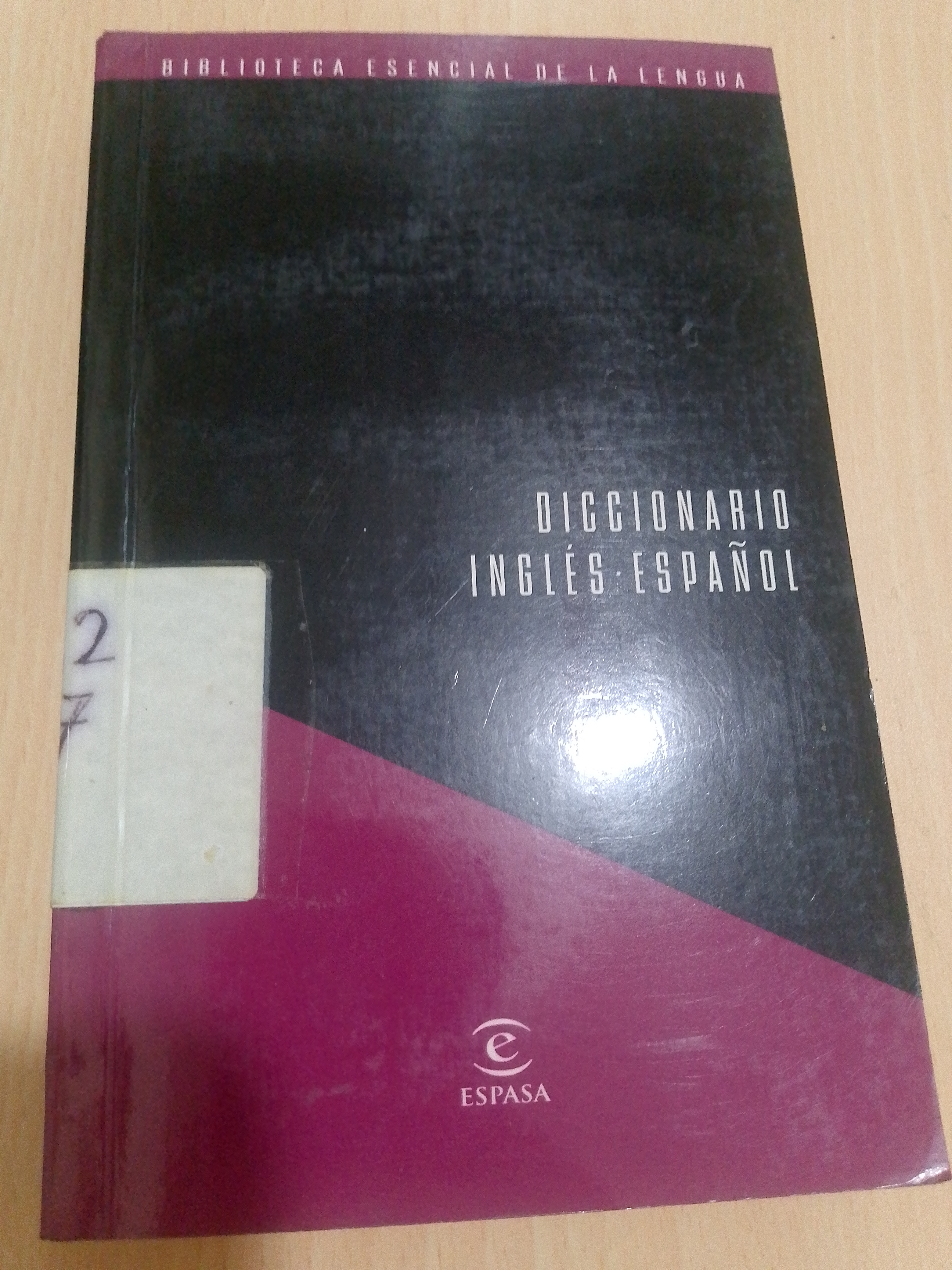 Portada de Diccionario Inglés - Español