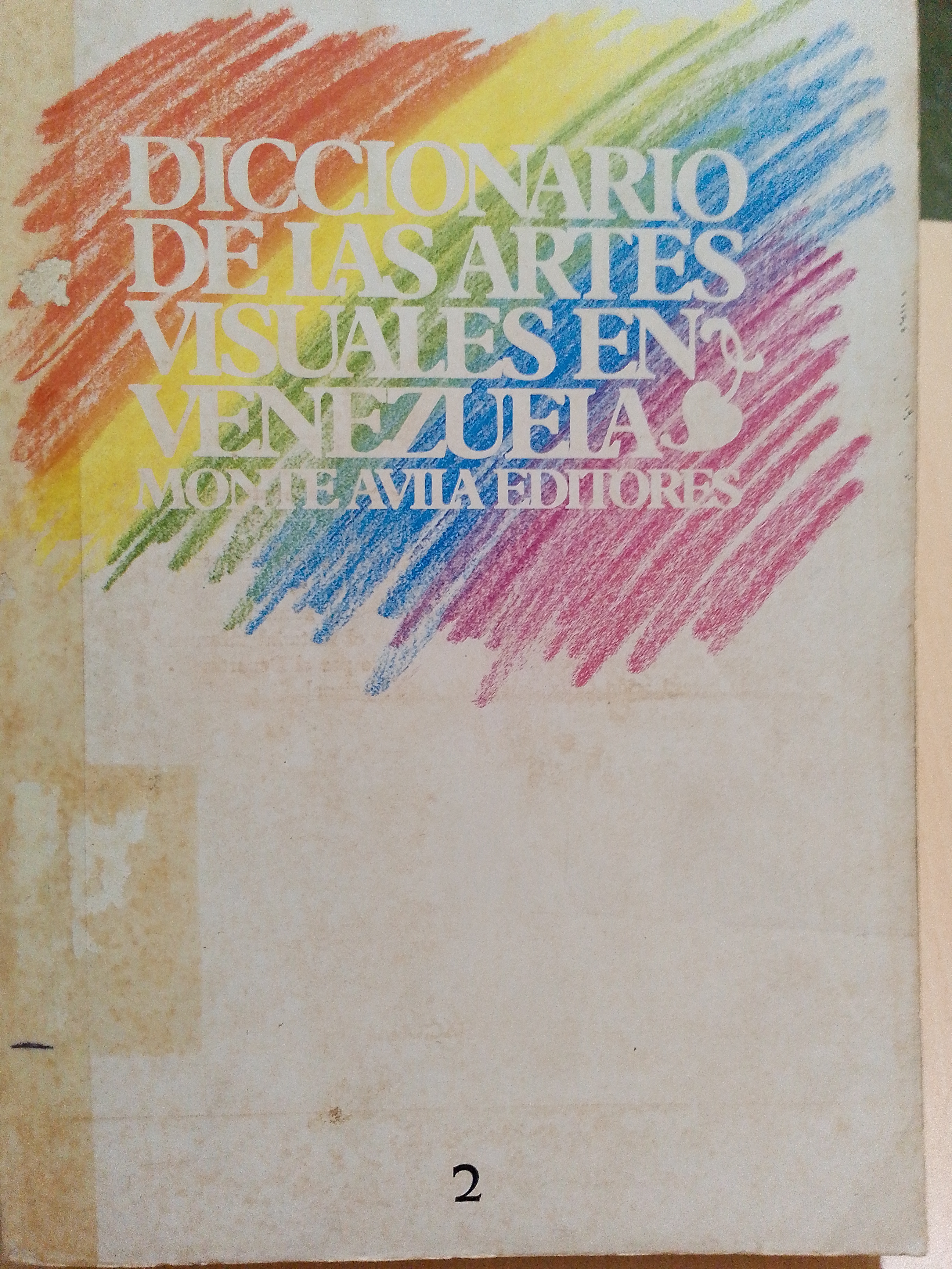 Portada de Diccionario de las artes visuales en Venezuela tomo II