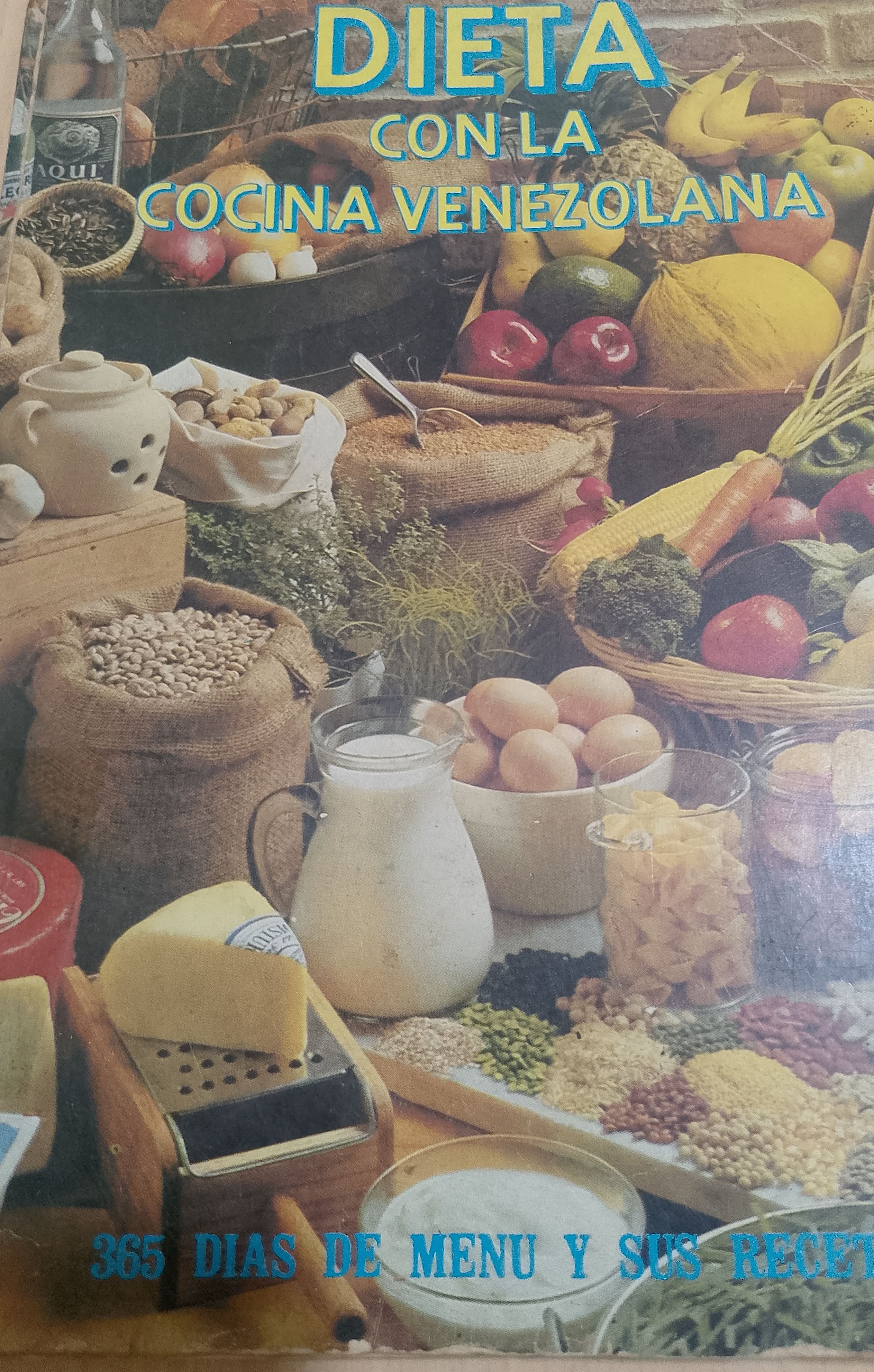 Portada de Dieta con la cocina venezolana. 365 días de menú y sus recetas