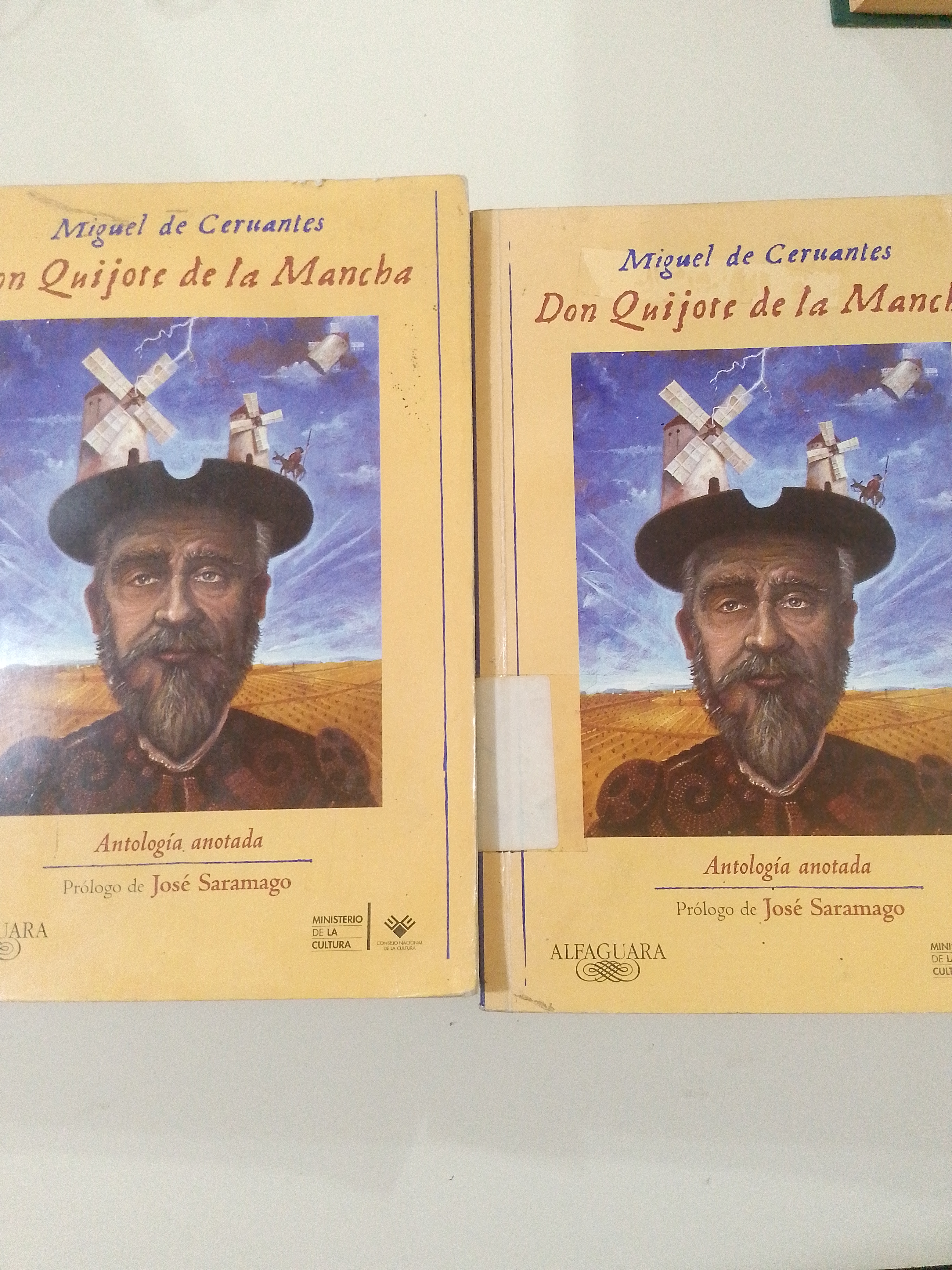 Portada de Don Quijote de la mancha