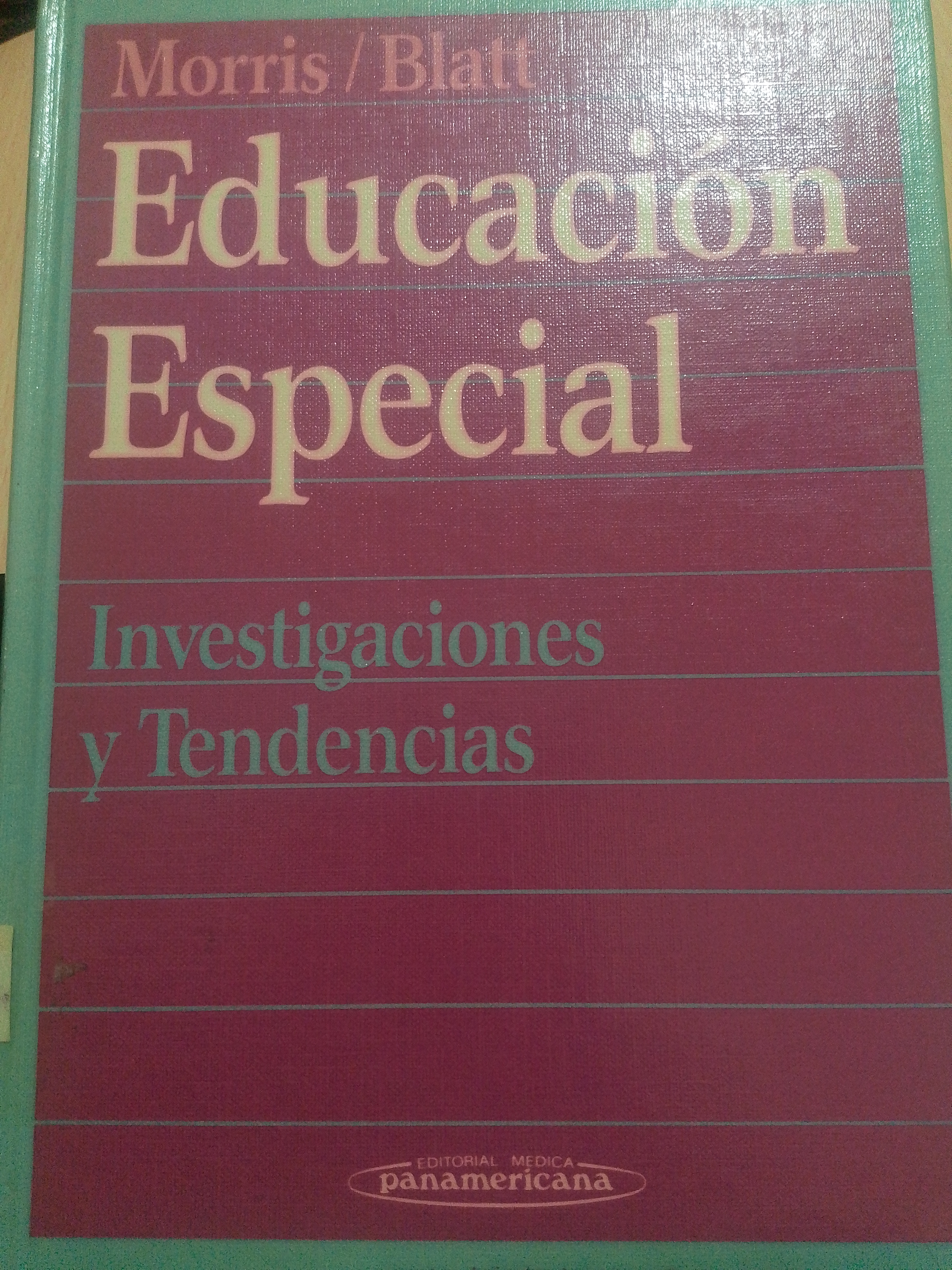 Portada de Educación especial.  Investigaciones y tendencias