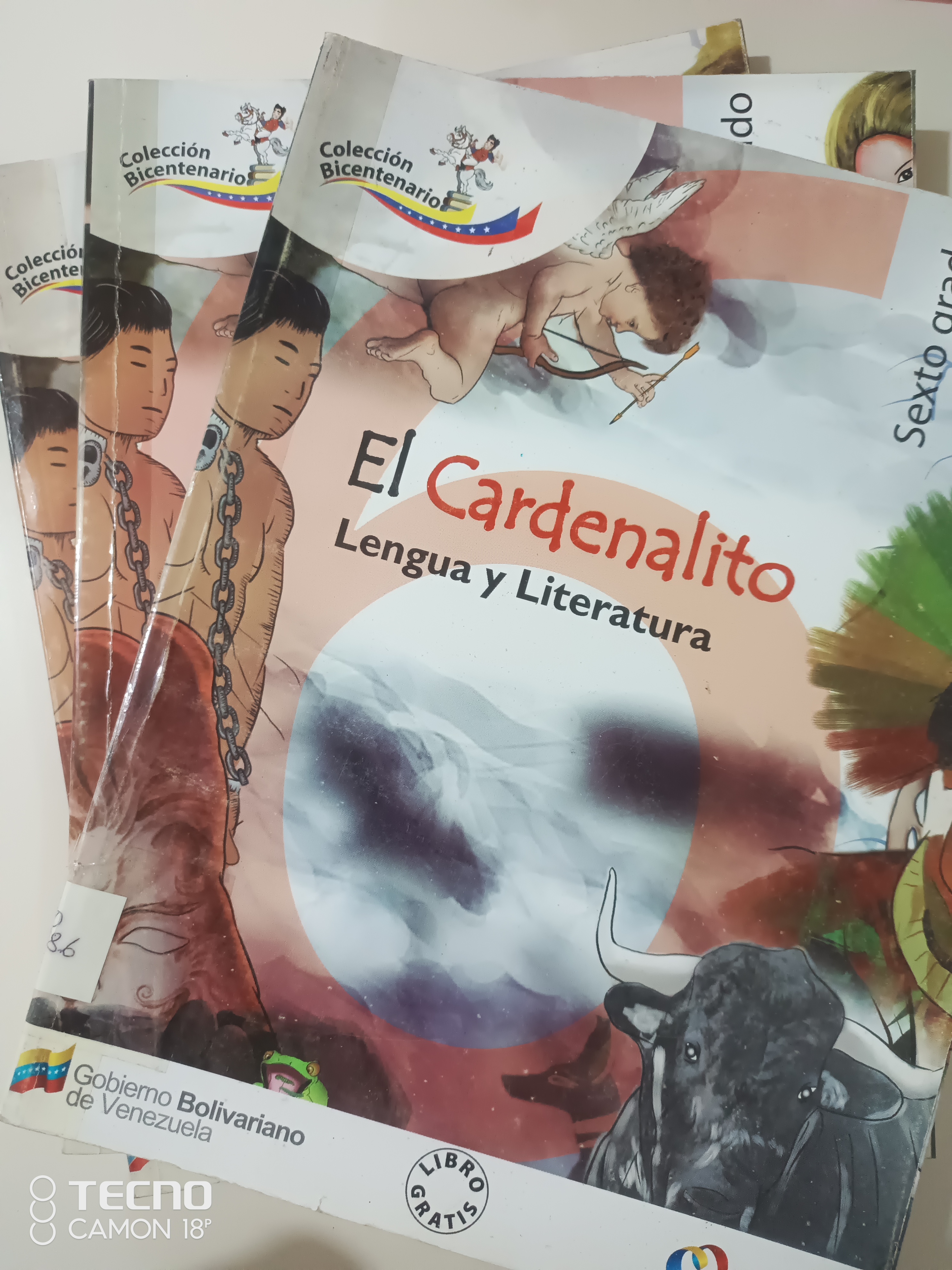 Portada de El Cardenalito. Lengua y Literatura 6to grado