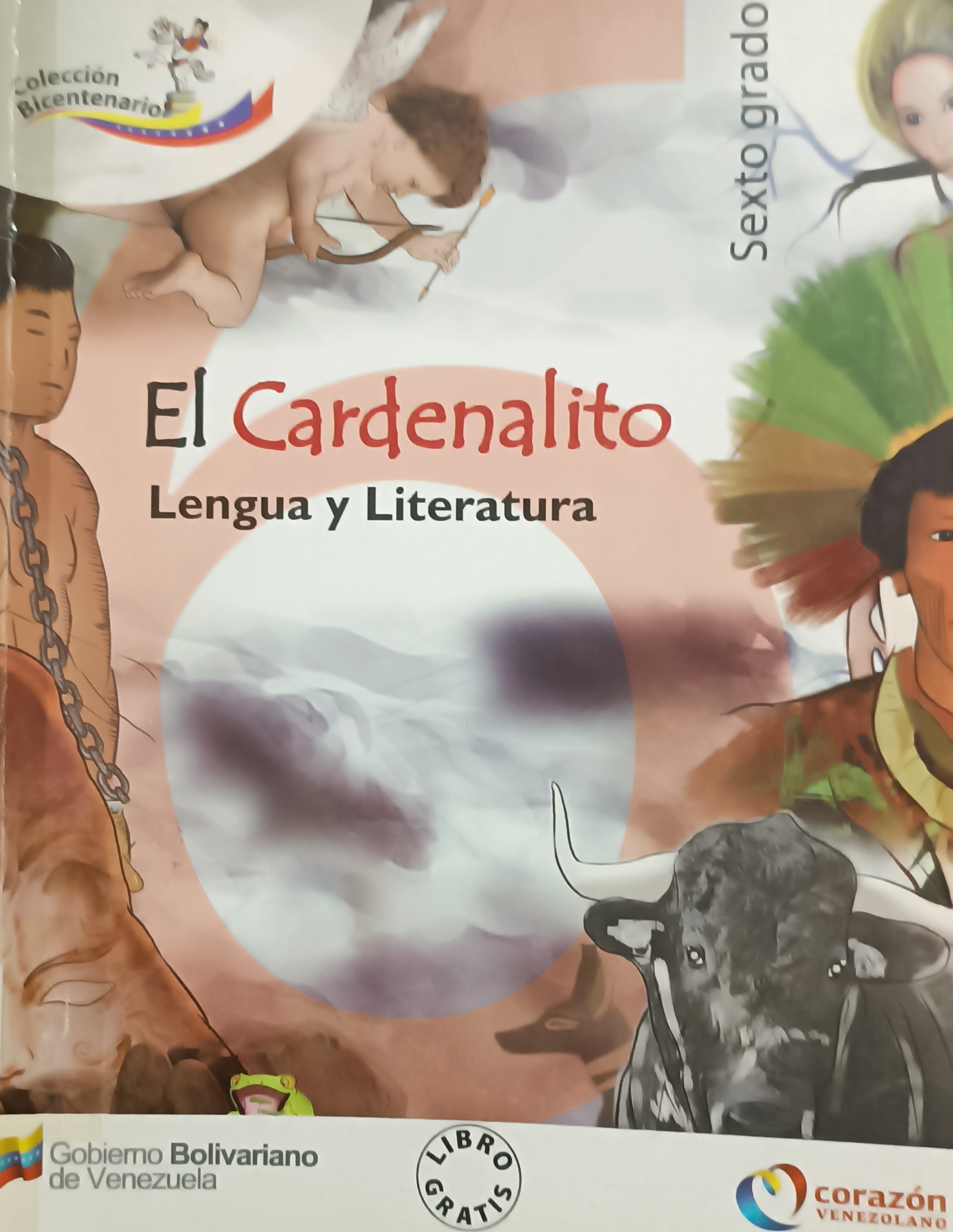 Portada de El Cardenalito. Lengua y Literatura 6to grado