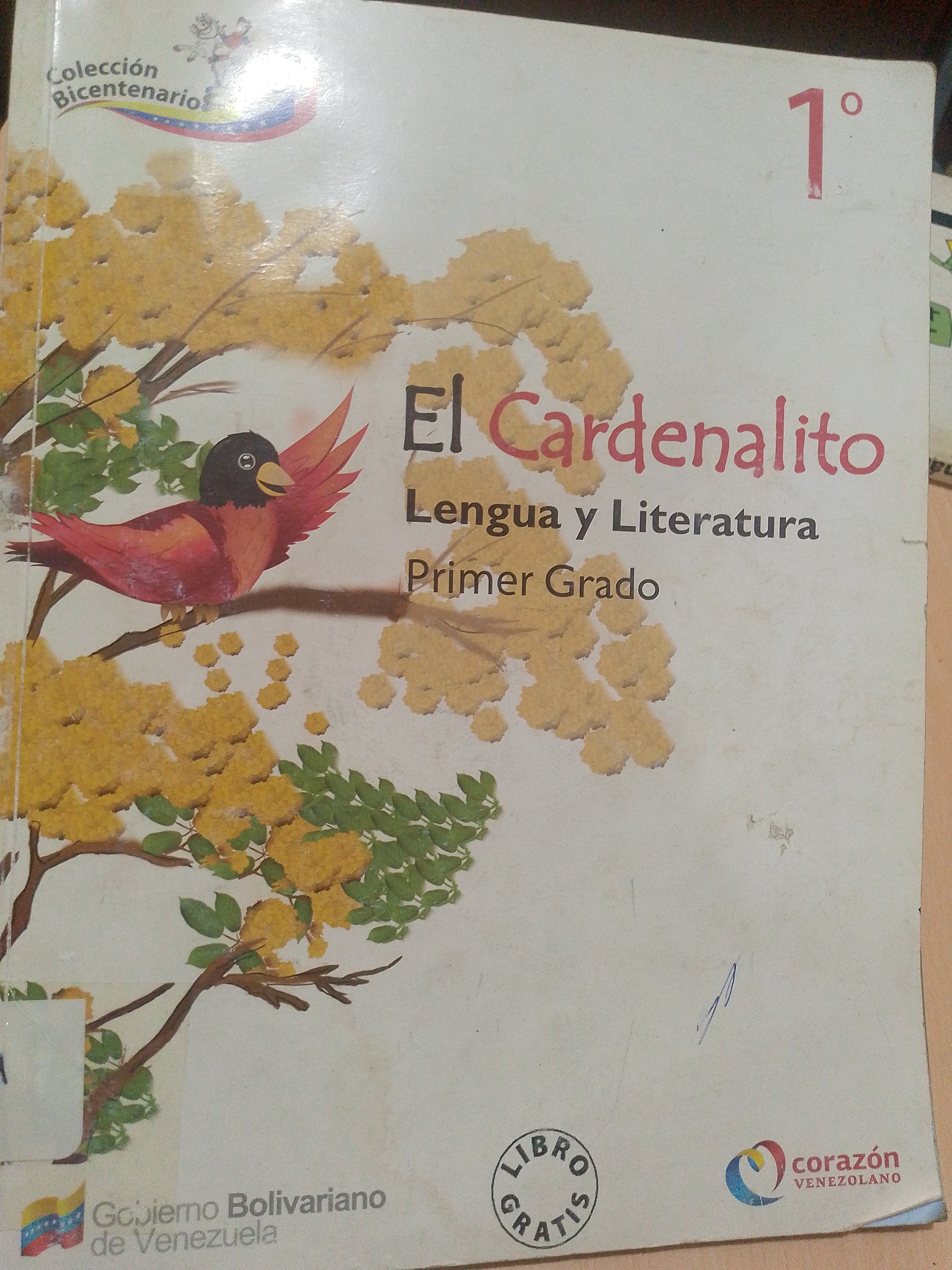 Portada de El Cardenalito 1º. Lengua y literatura