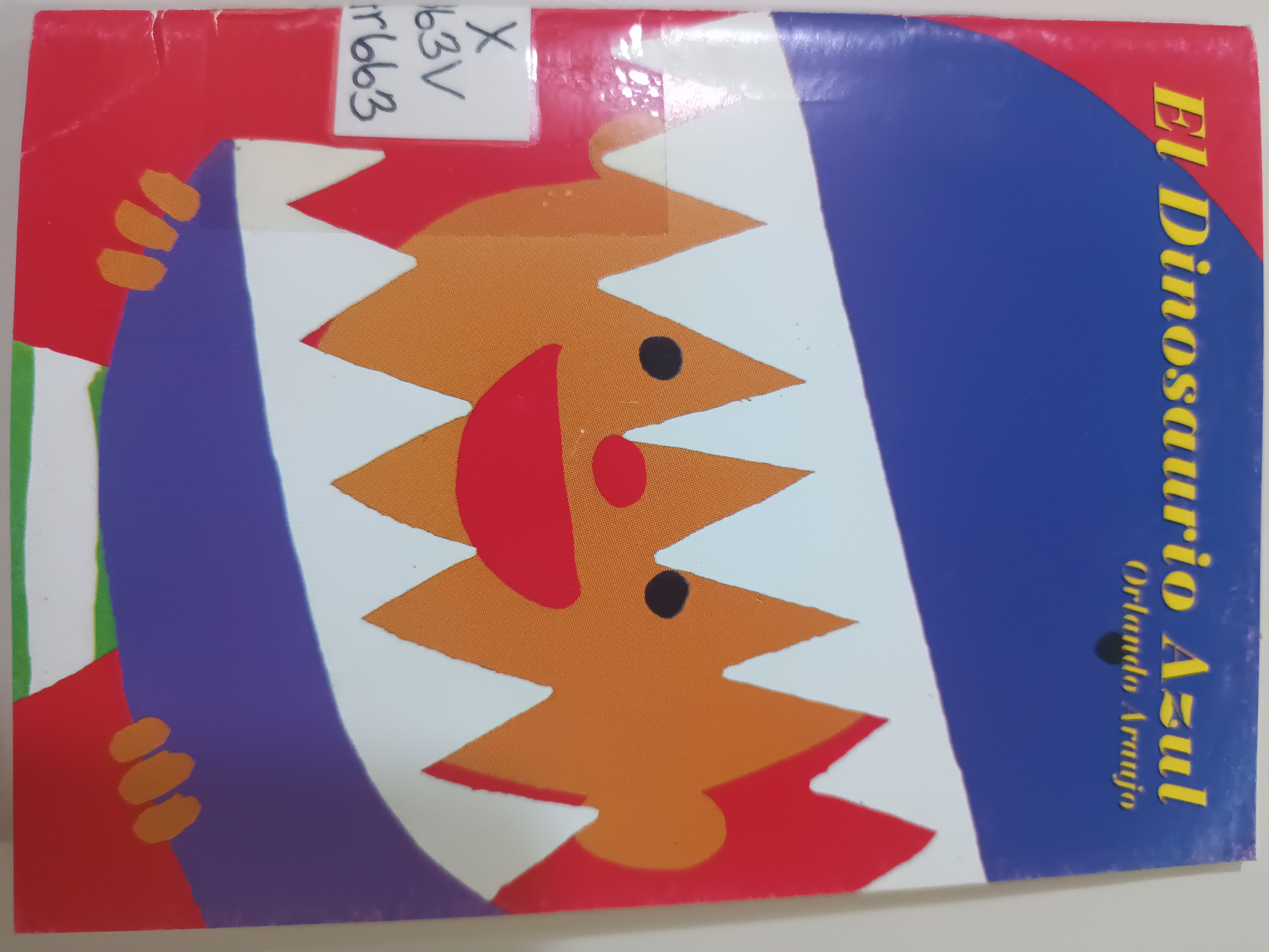 Portada de El Dinosaurio Azul