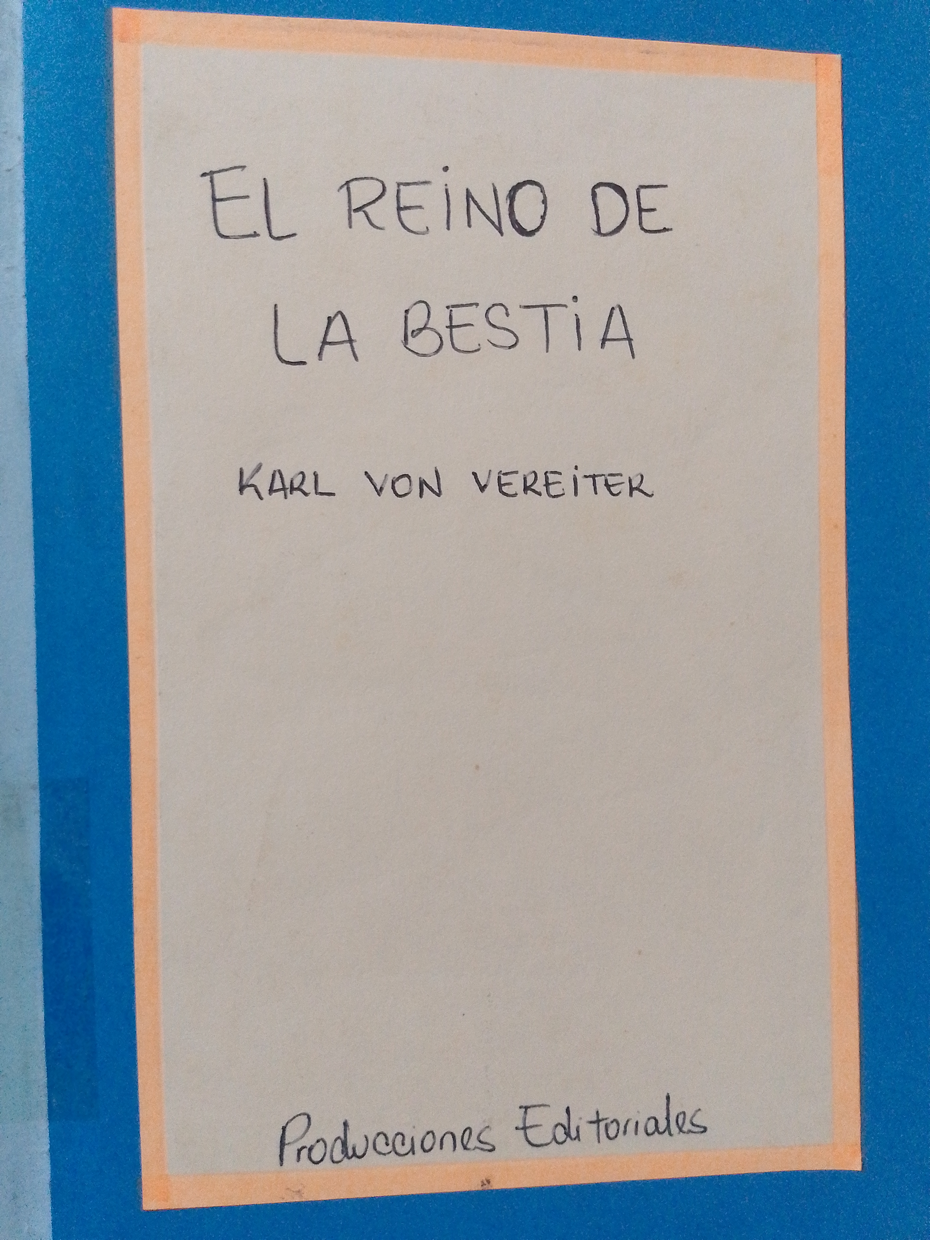 Portada de El Reino de la bestia