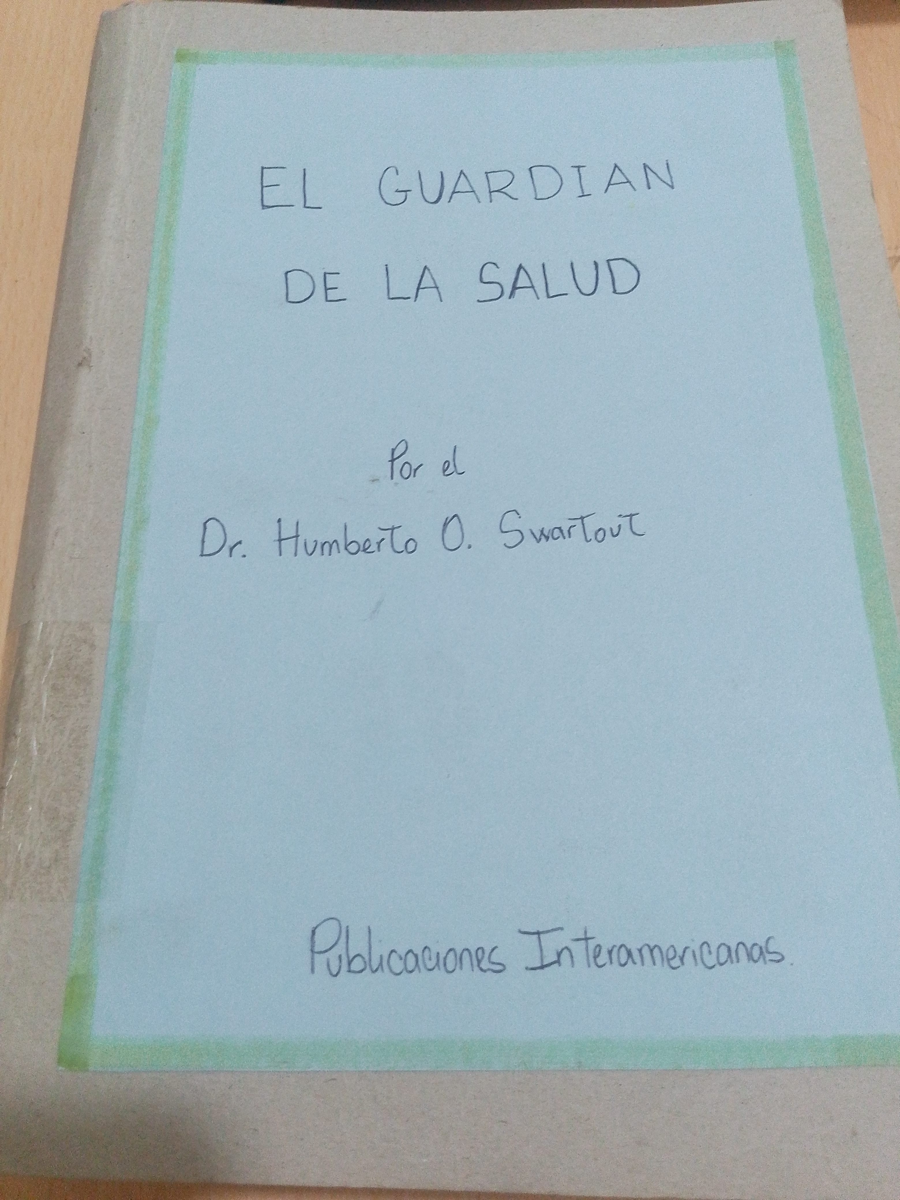 Portada de El guardian de la salud