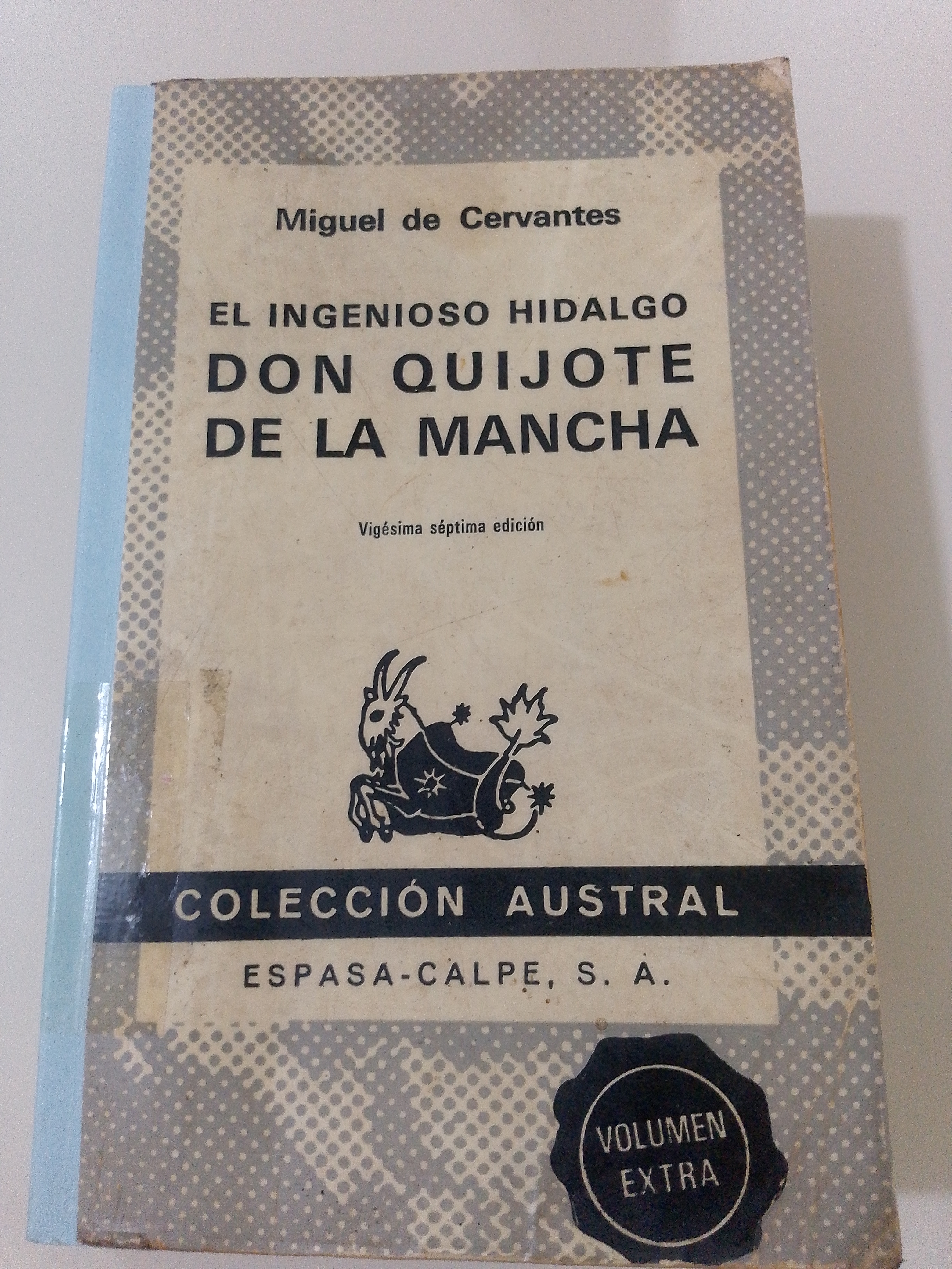 Portada de El ingenioso Hidalgo Don Quijote de la mancha