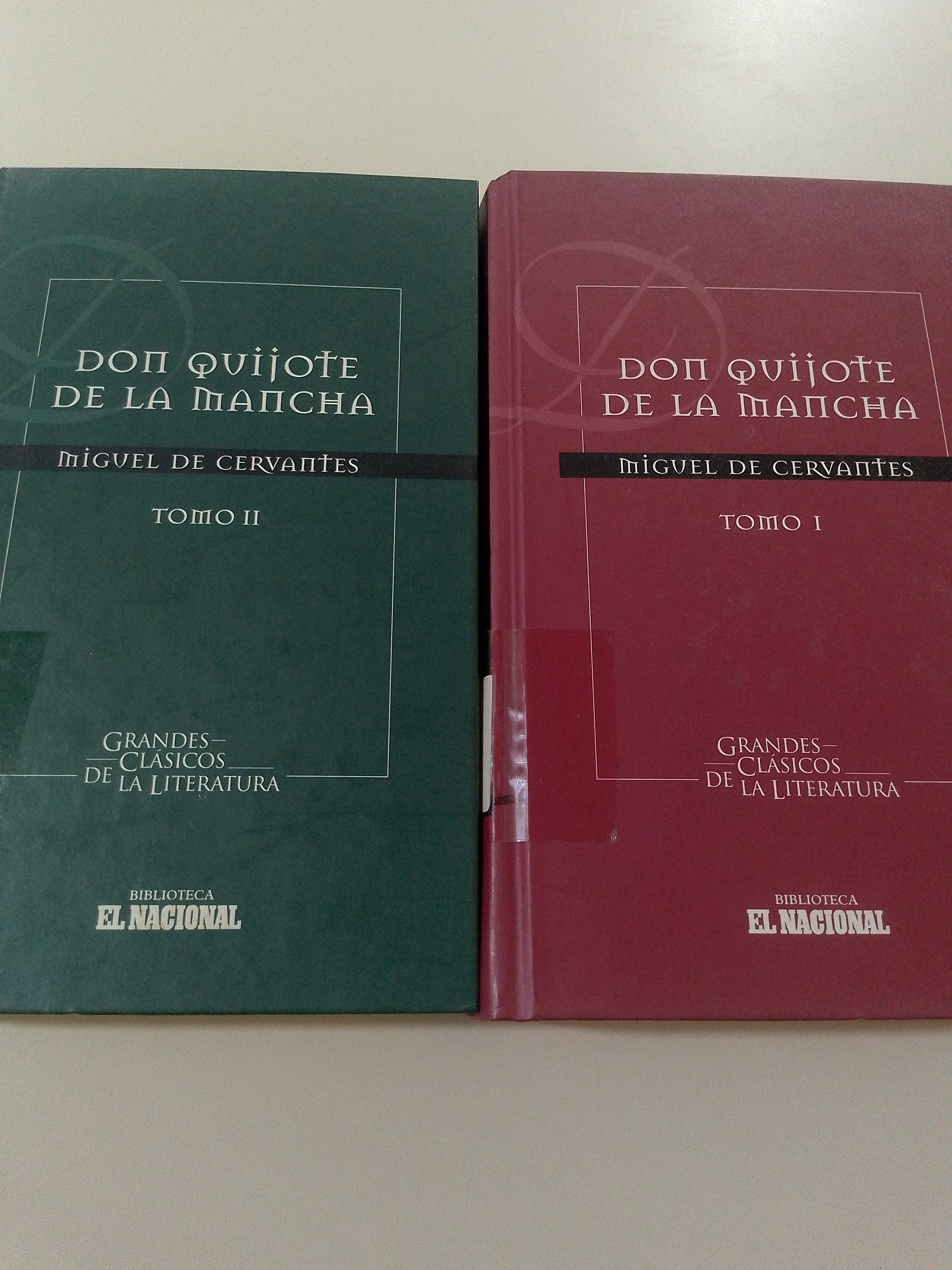 Portada de El ingenioso Hidalgo Don quijote de la mancha. Grandes Clásicos de la literatura