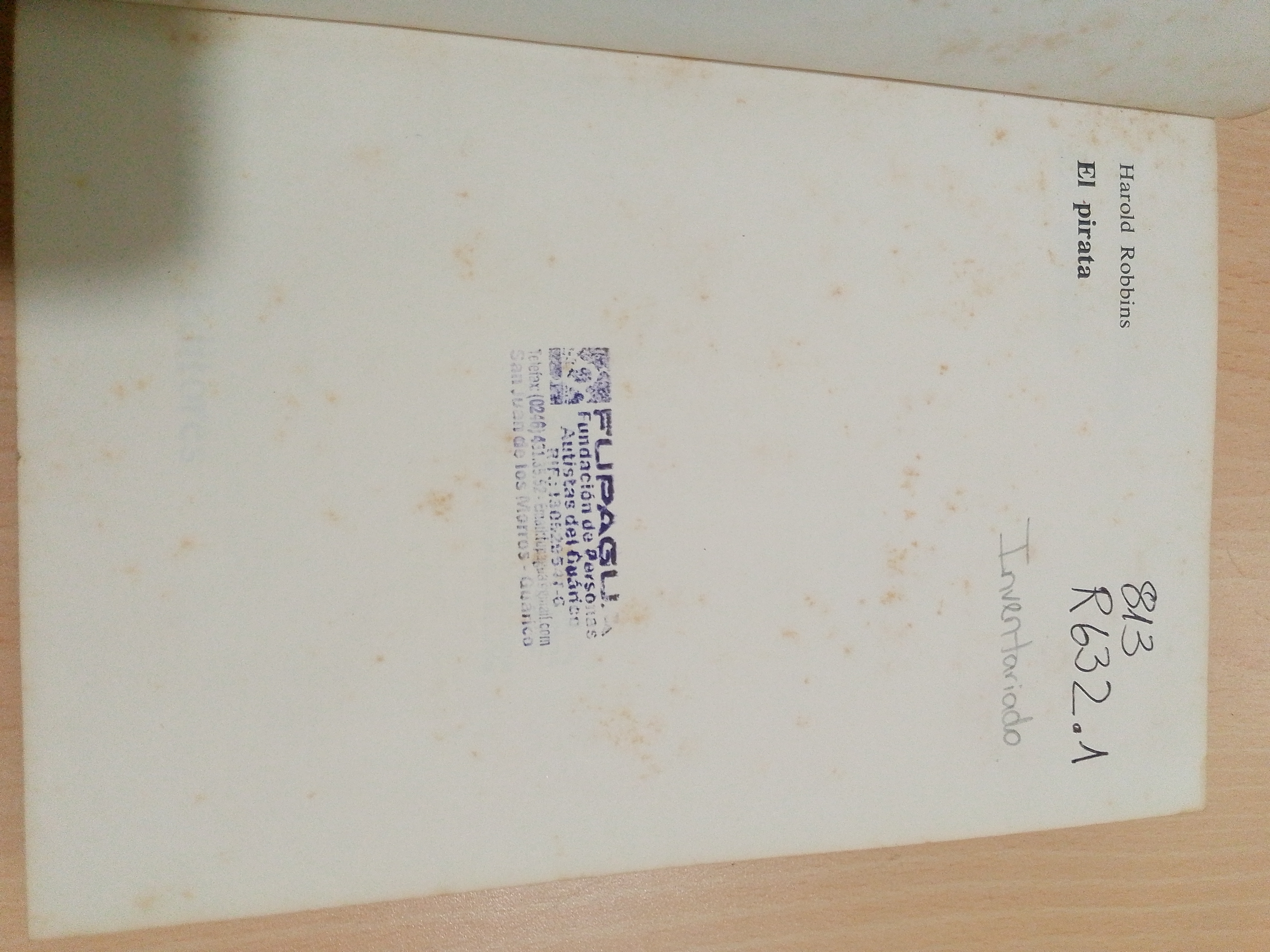 Portada de El pirata