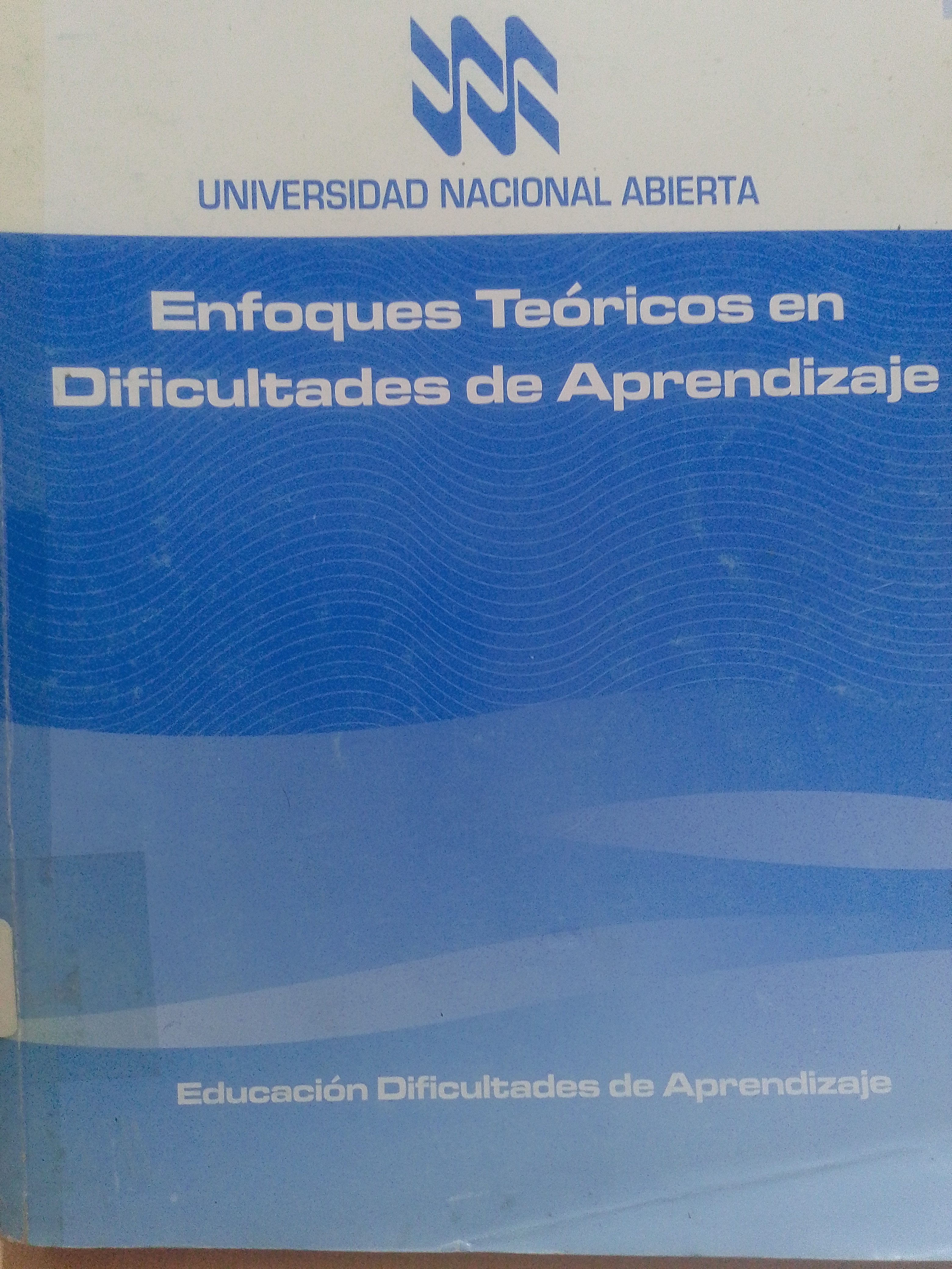Portada de Enfoques teóricos en dificultades de aprendizaje