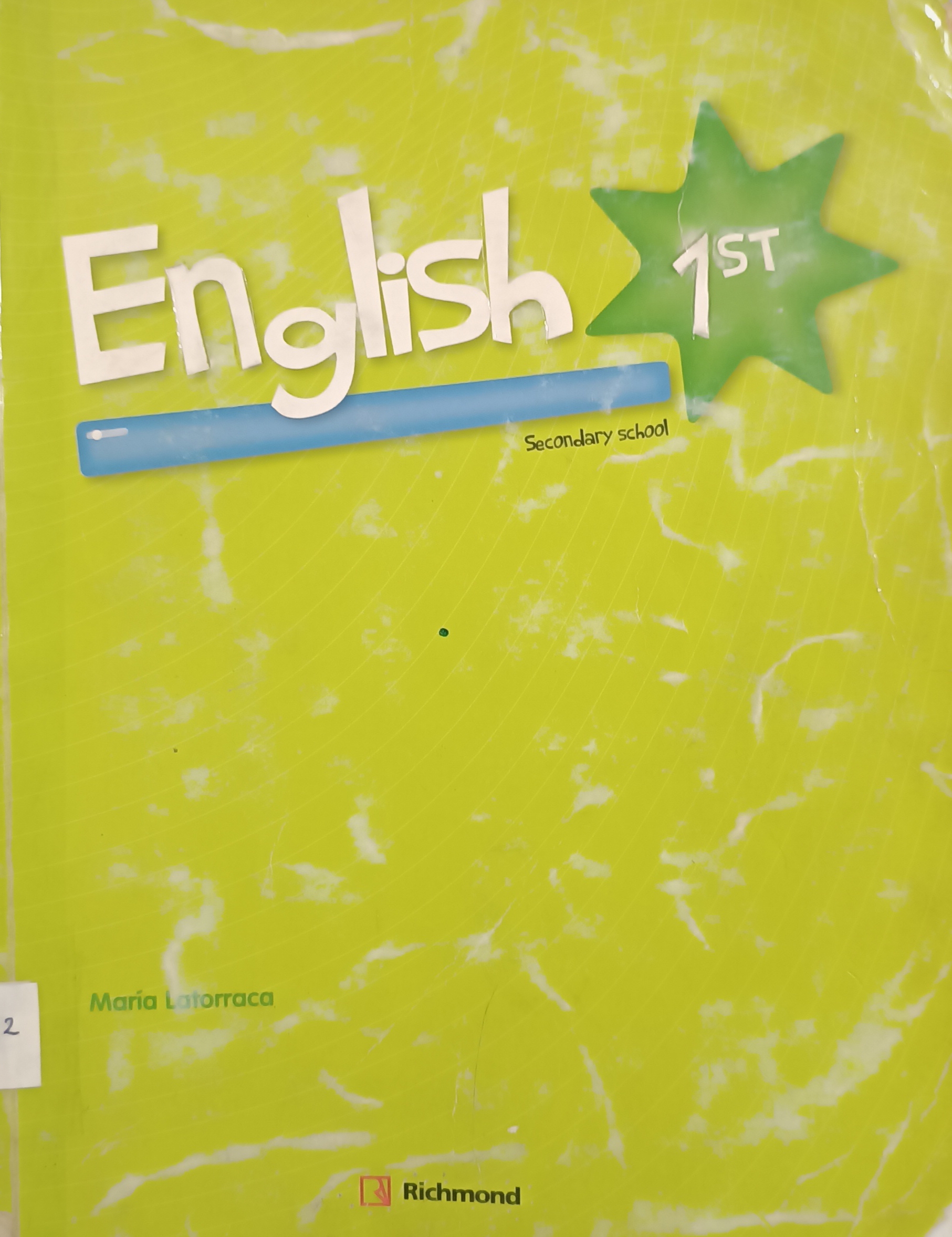 Portada de English 1st. Secondary School
