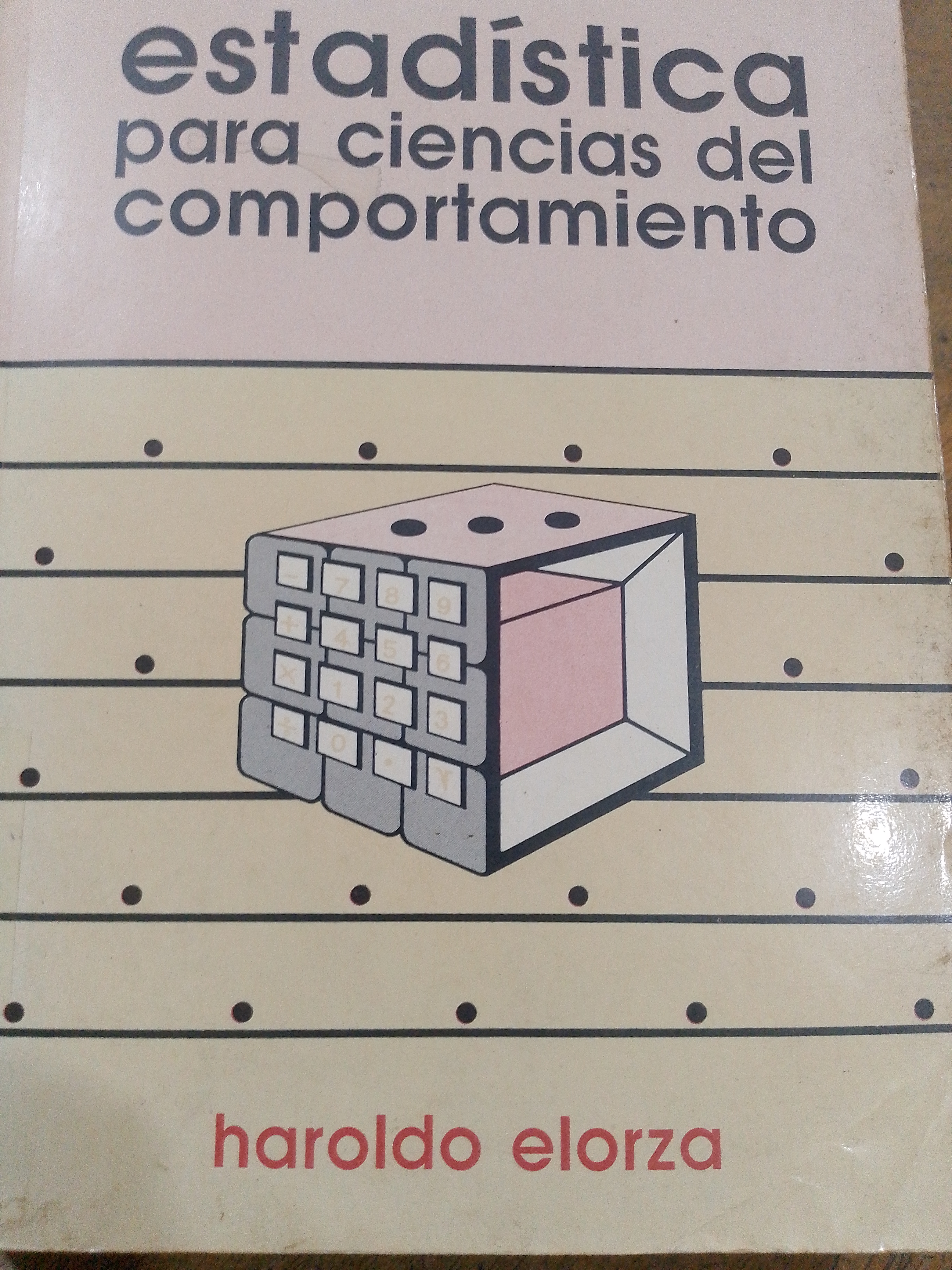 Portada de Estadística para ciencias del comportamiento