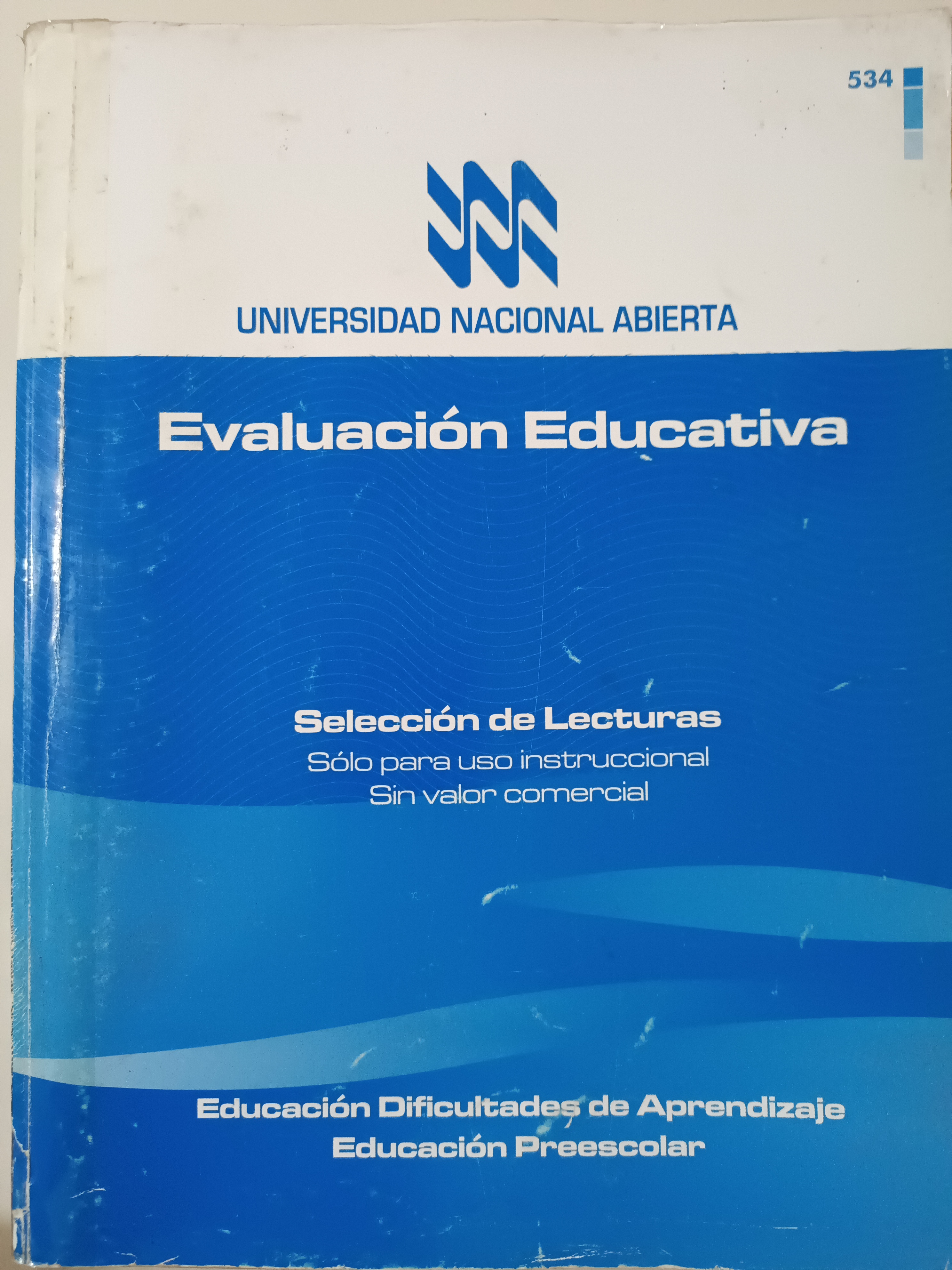 Portada de Evaluación Educativa. Selección de Lecturas