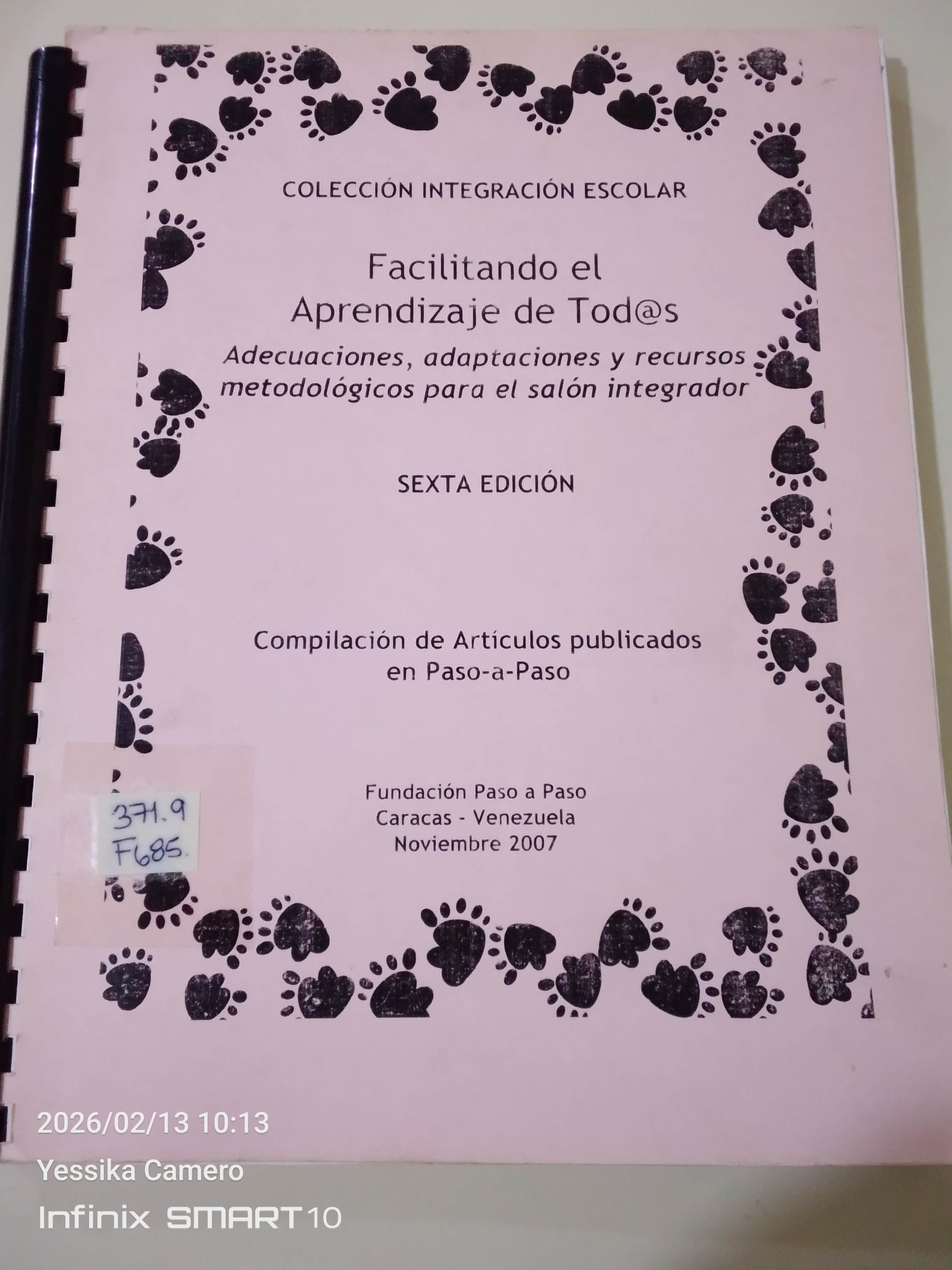 Portada de Facilitando el aprendizaje de todos. Adecuaciones, adaptaciones, Recursos Metodológicos para el salón integrador