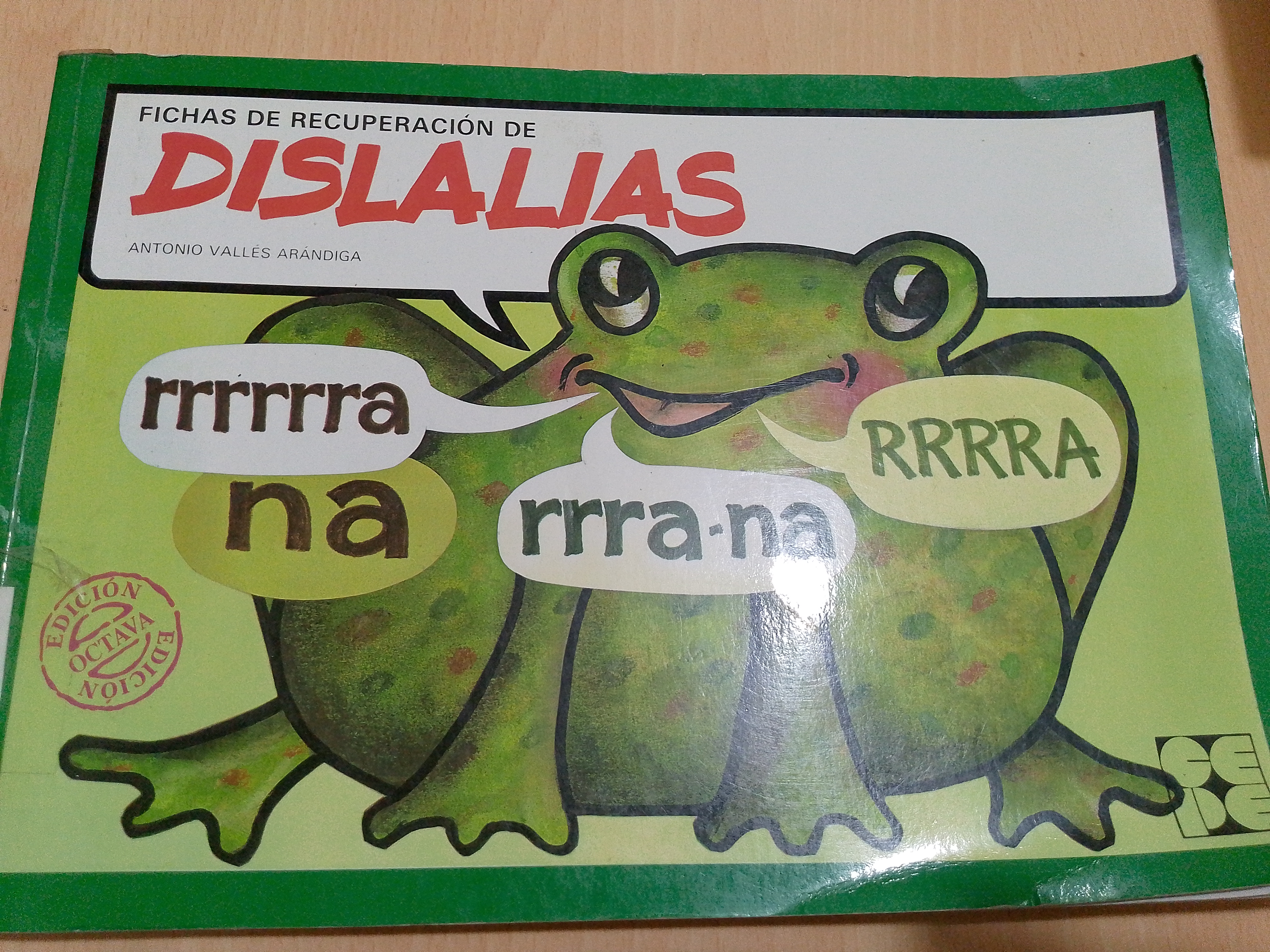 Portada de Fichas de recuperación Dislalias