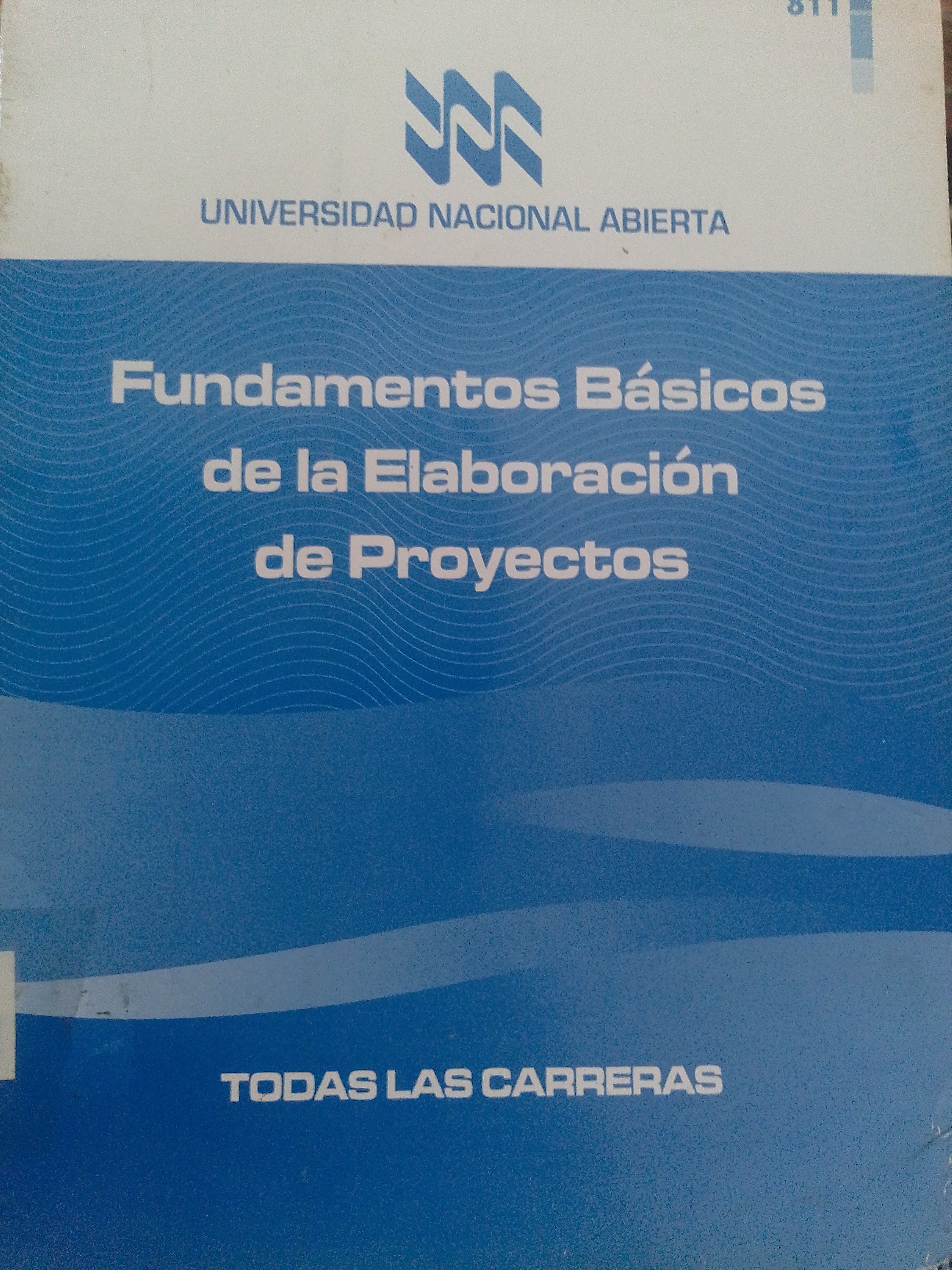 Portada de Fundamentos básicos de la elaboración de proyectos. Guía didáctica