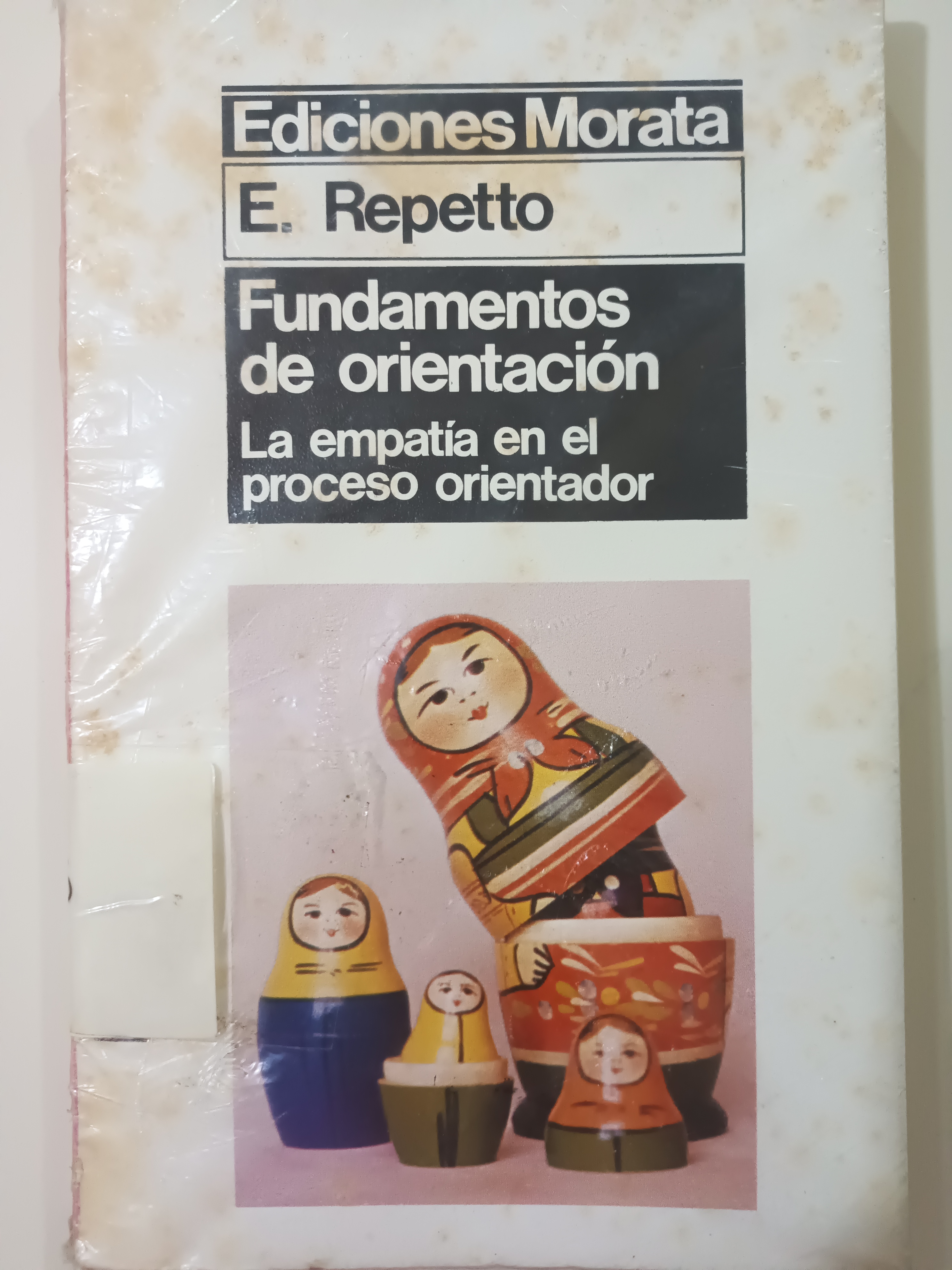 Portada de Fundamentos de Orientación (La empatía en el proceso orientador)