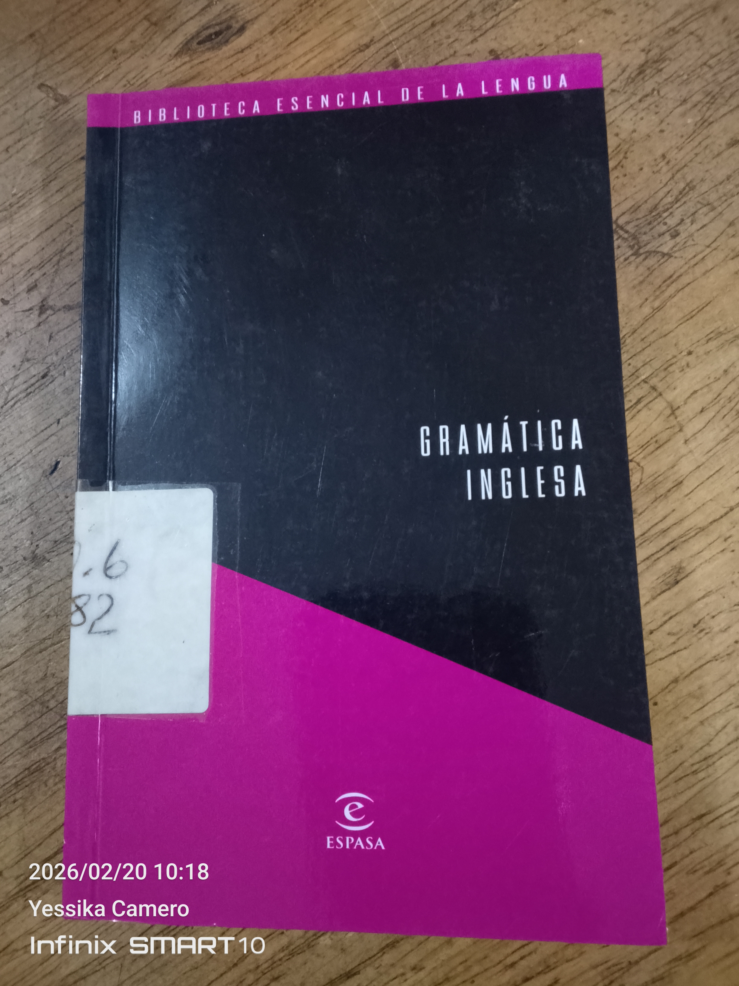 Portada de Gramática inglesa