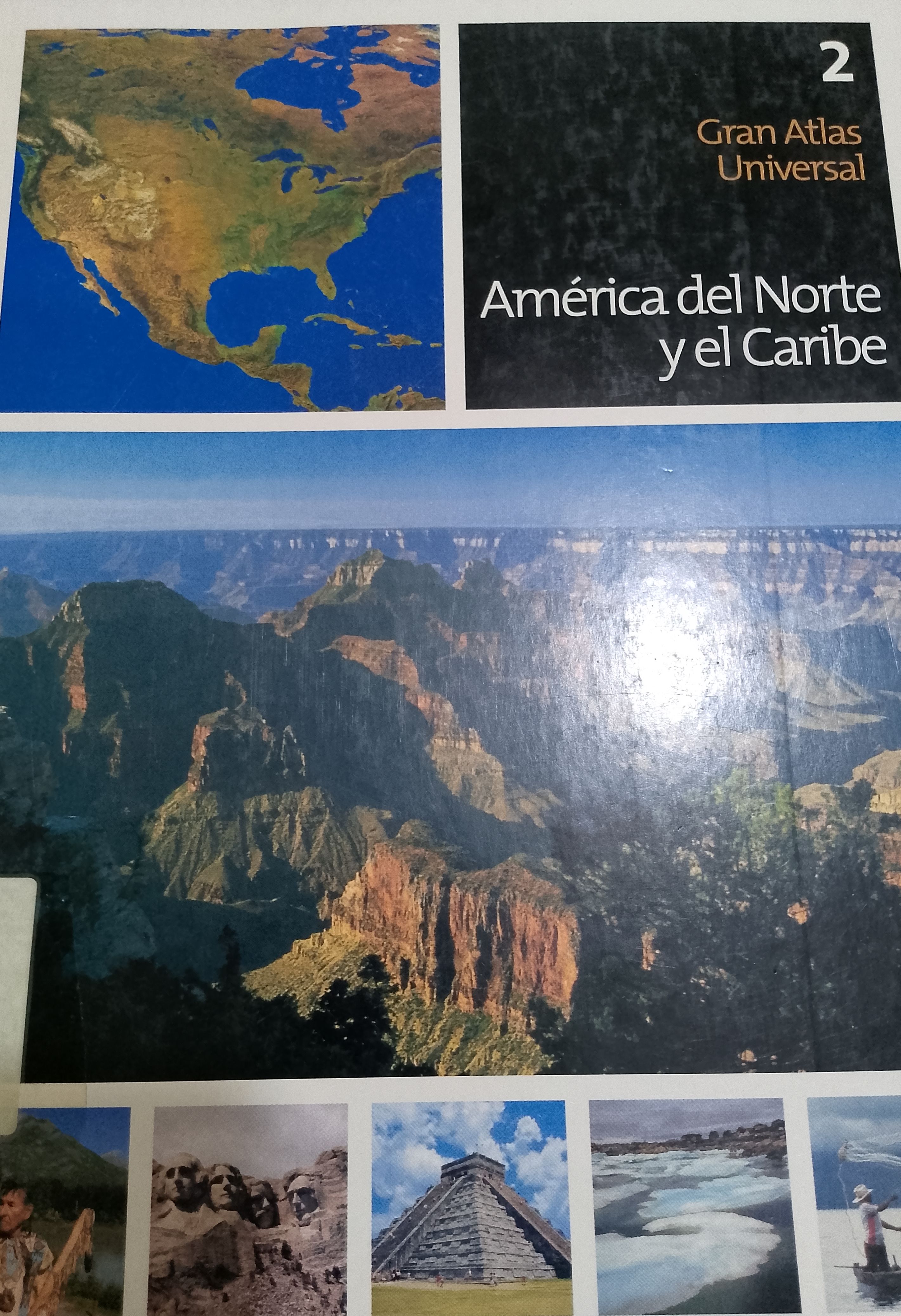 Portada de Gran Atlas Universal.  América del Norte y el Caribe