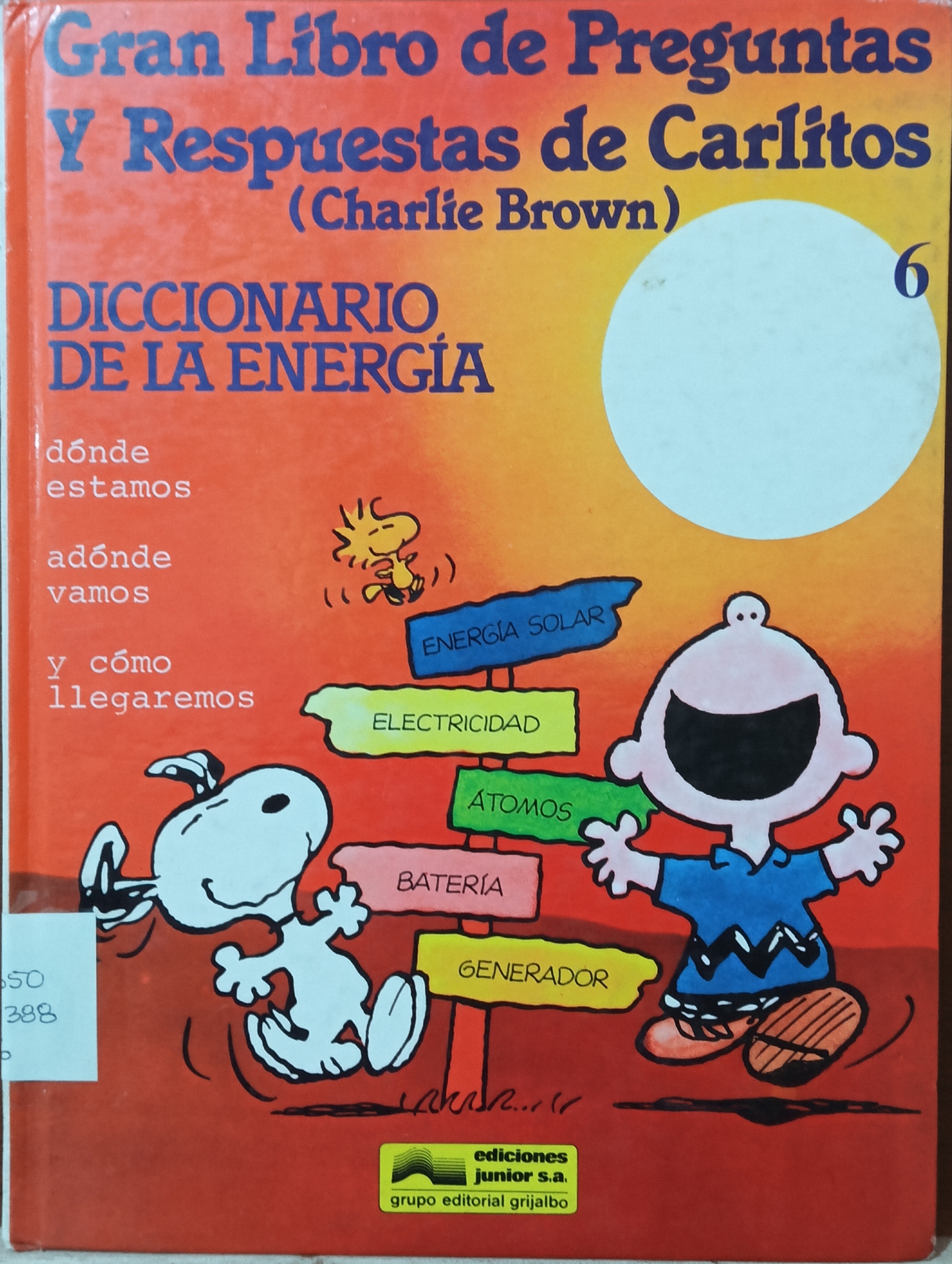 Portada de Gran Libro de Preguntas y respuestas de Carlitos (Charlie Brown)  Diccionario de la energía