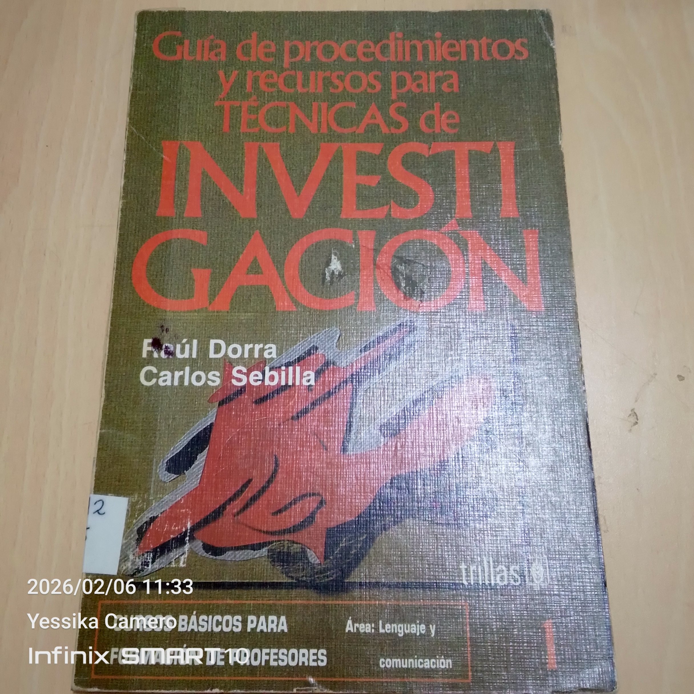 Portada de Guía de procedimientos y recursos para recursos para tecnicas de investigación 1