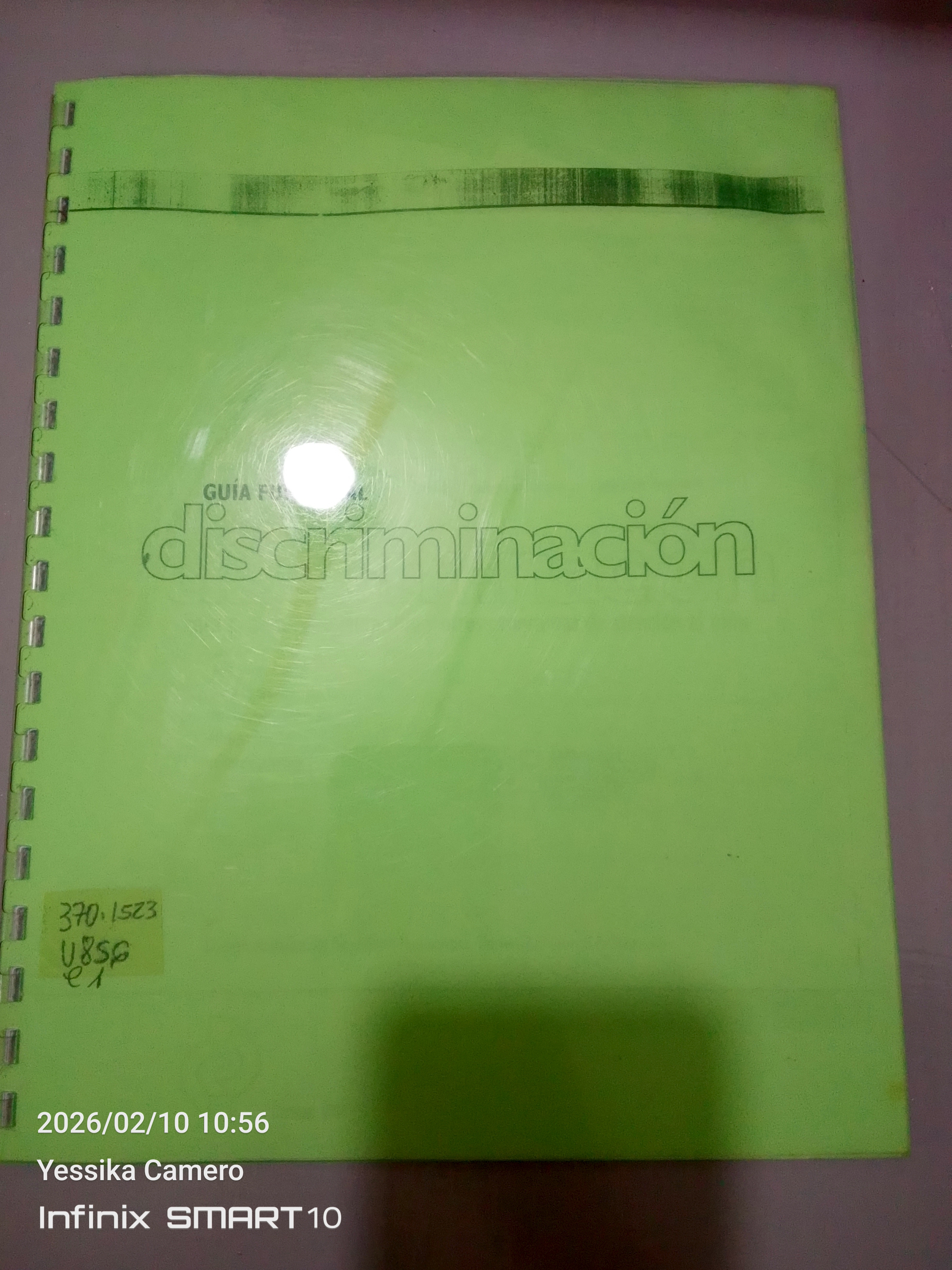 Portada de Guía funcional Discriminación. Para el desarrollo temprano y otros programas de atención al niño.