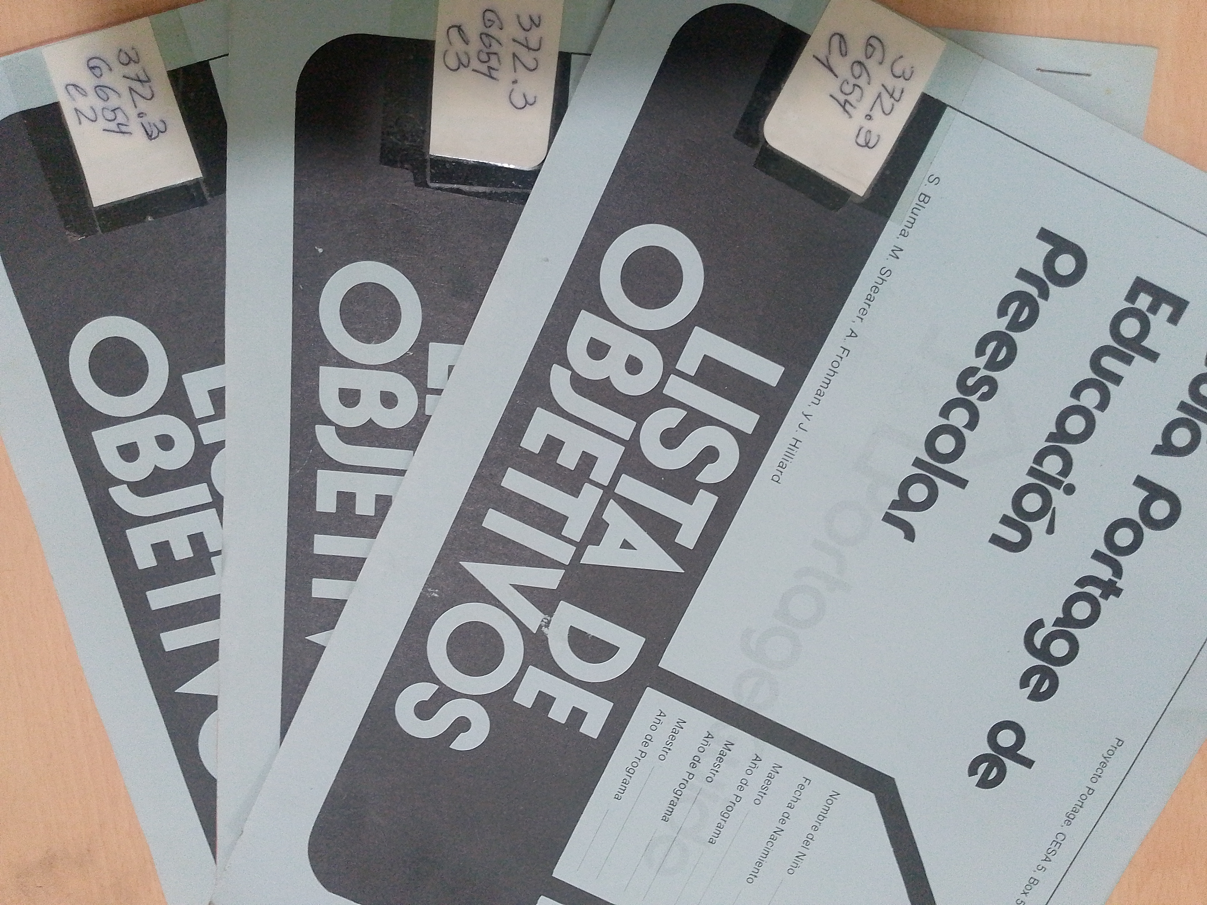 Portada de Guía portage de educación preescolar. Lista de objetivos